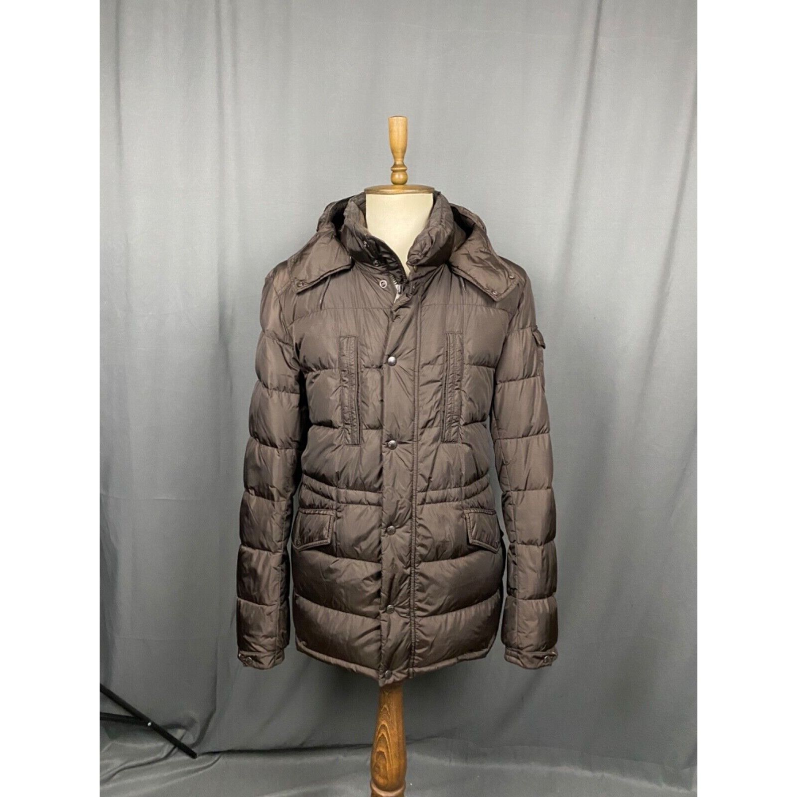 Moncler MINT! Moncler Herbert Giubbotto Men's Brown Down Insulated P Size US XXL / EU 58 / 5 - 3 Thumbnail