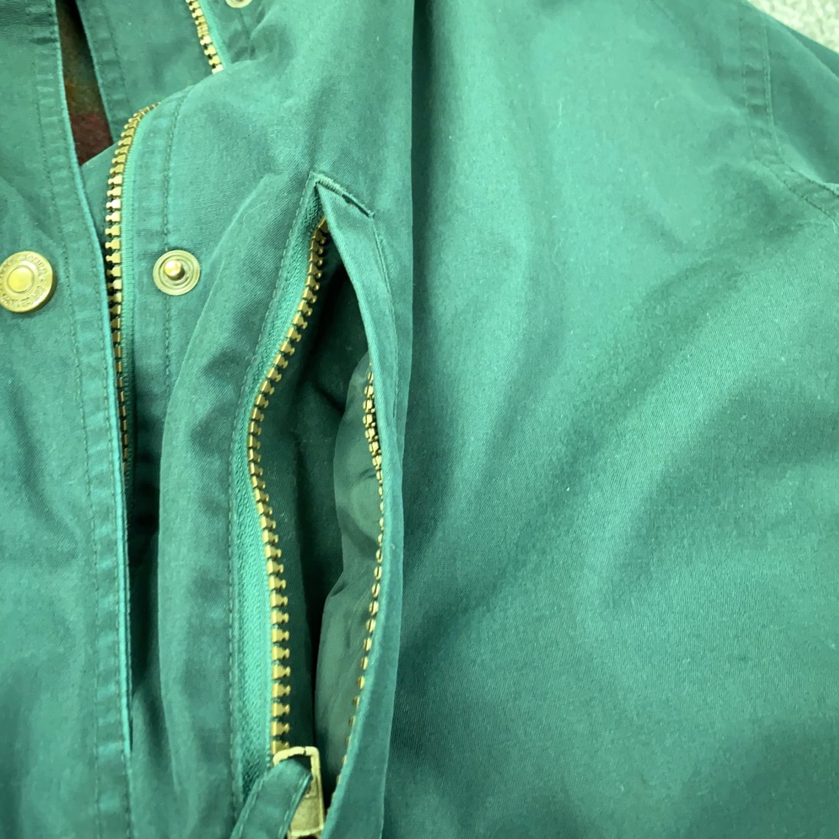 Eddie Bauer VTG Eddie Bauer Jacket Womens Large Wool Lined Hooded Parka Coat 90s Outdoor Green Size L / US 10 / IT 46 - 4 Thumbnail