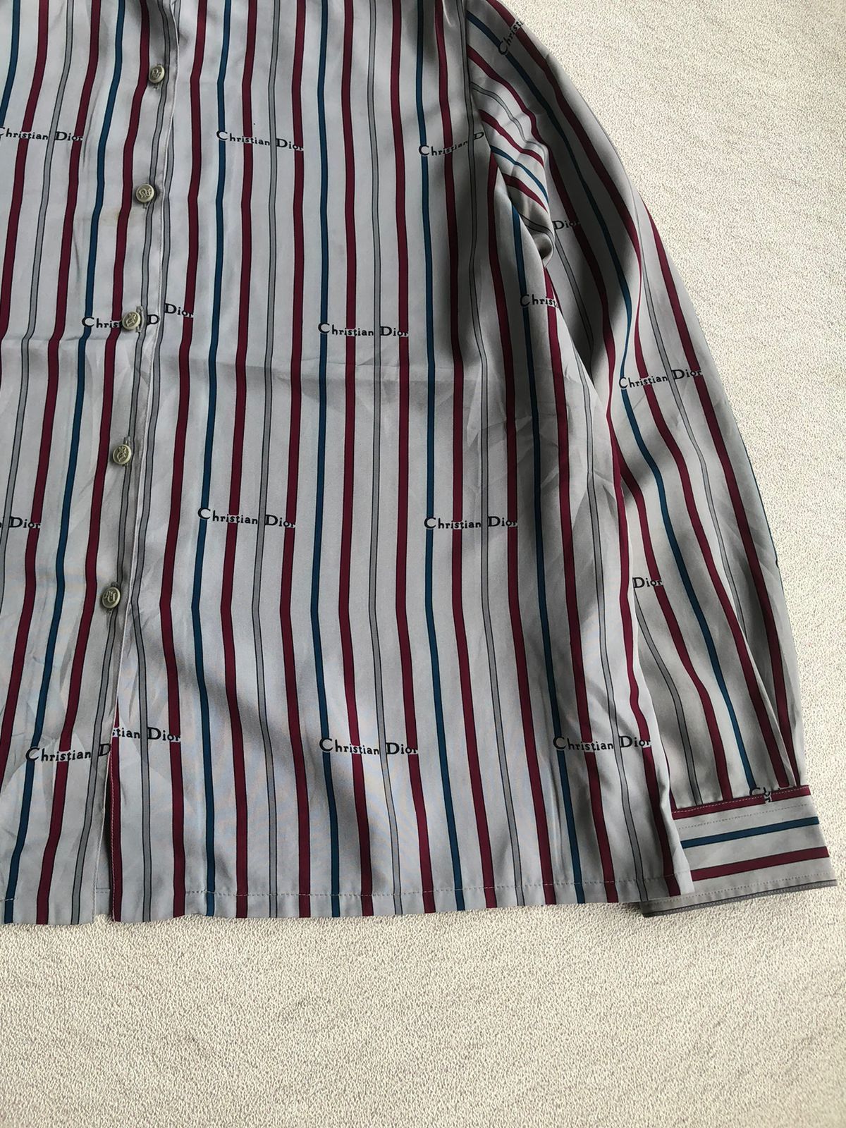 Christian Dior Monsieur RARE❤️‍🔥Vintage Christian Dior Stripe shirt Size US M / EU 48-50 / 2 - 3 Thumbnail