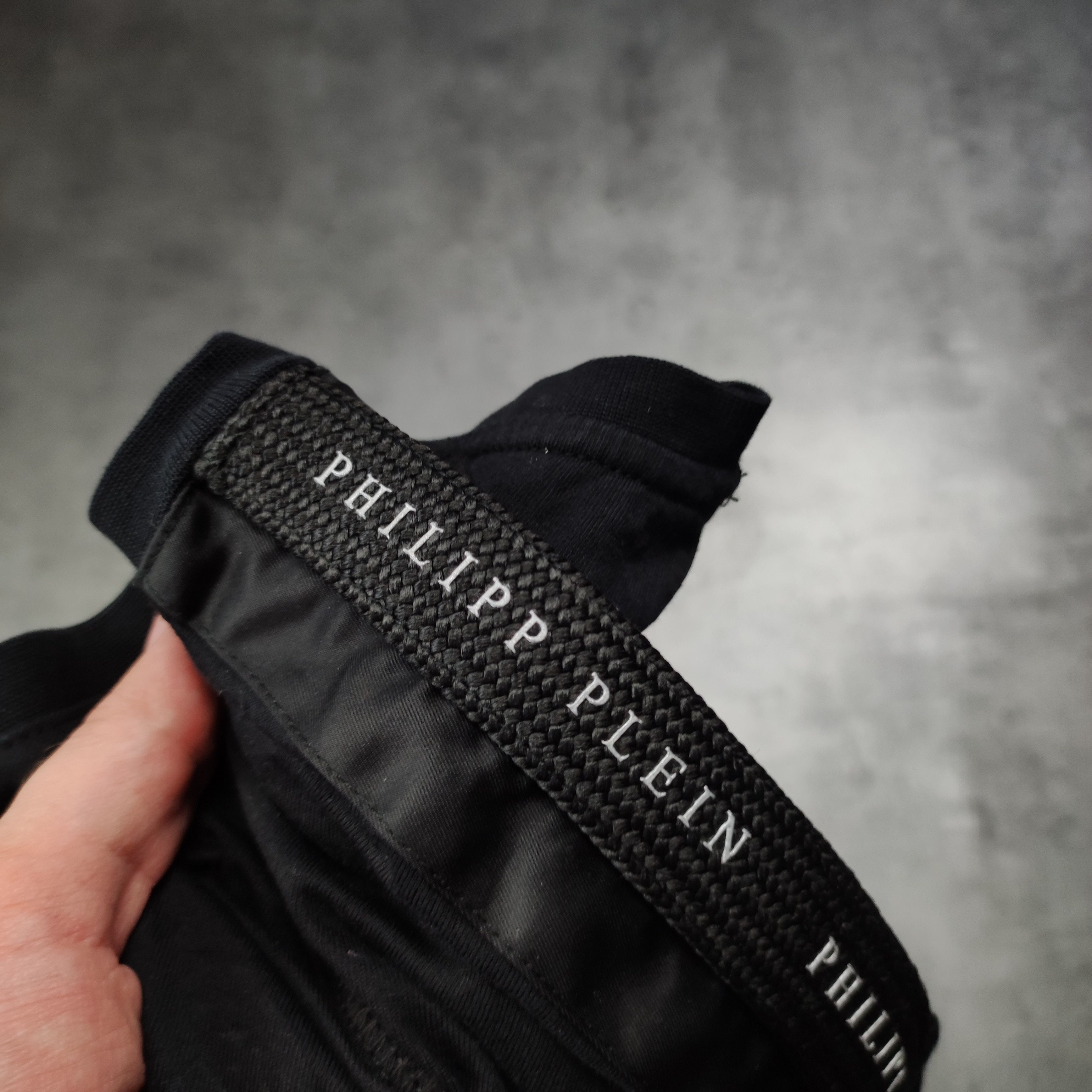 Philipp Plein RARE Philipp Plein Black Shoulder Logo Luxury Longsleeve Size US XL / EU 56 / 4 - 6 Thumbnail