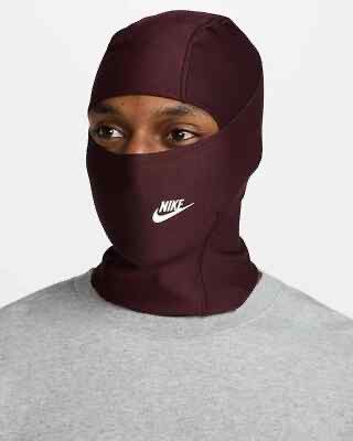 Nike Nike Pro Hyperwarm Hood Dark Red Burgundy Balaclava shiesty Size ONE SIZE - 1 Thumbnail