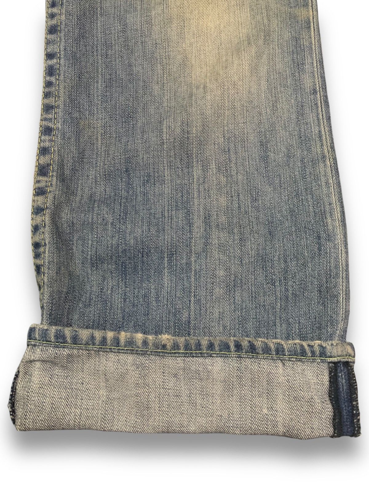 Giorgio Armani Vintage Giorgio Armani J09 Mud Washed Baggy Jeans Size US 33 - 11 Thumbnail