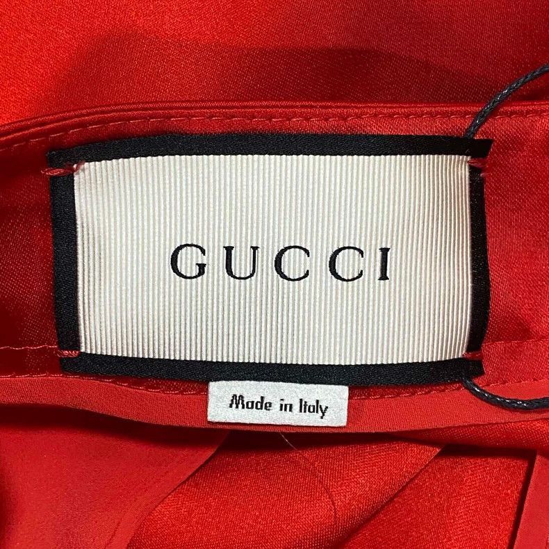 Gucci Red Gucci Shorts with Contrast Trim-2505 Size 37" - 4 Thumbnail
