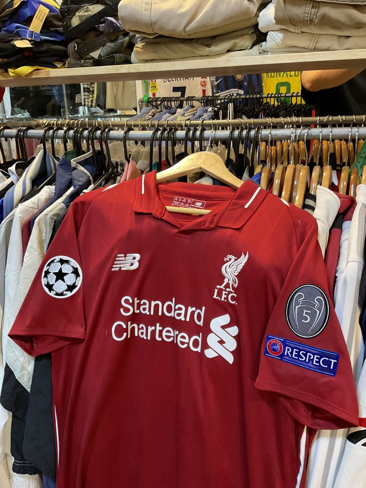 New Balance 2018-2019 Liverpool UCL Home Kit ALEXANDER-ARNOLD 66 Size US XL / EU 56 / 4 - 3 Thumbnail