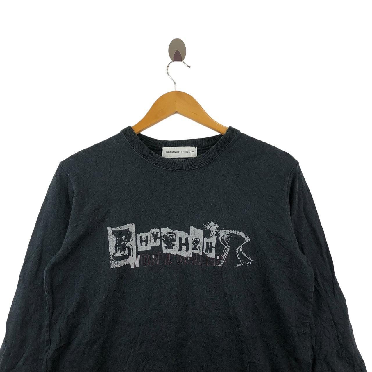 Other E HYPEN WORLD GALLERY Punk Rebel Skull Bones Tee Shirt Top Size L / US 10 / IT 46 - 3 Thumbnail