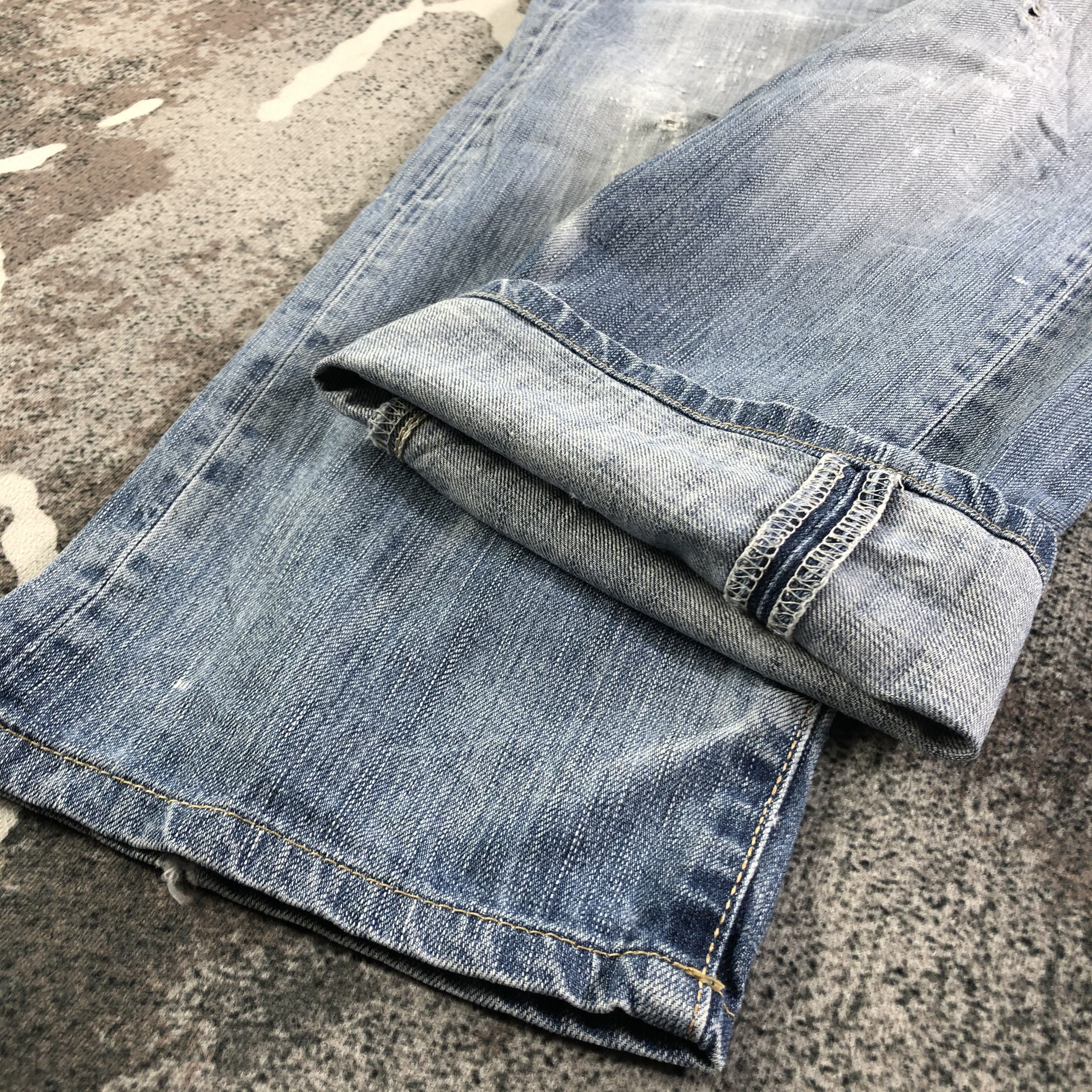 Edwin Vintage Edwin Jeans Distressed Denim KJ2127 Size US 32 / EU 48 - 6 Thumbnail
