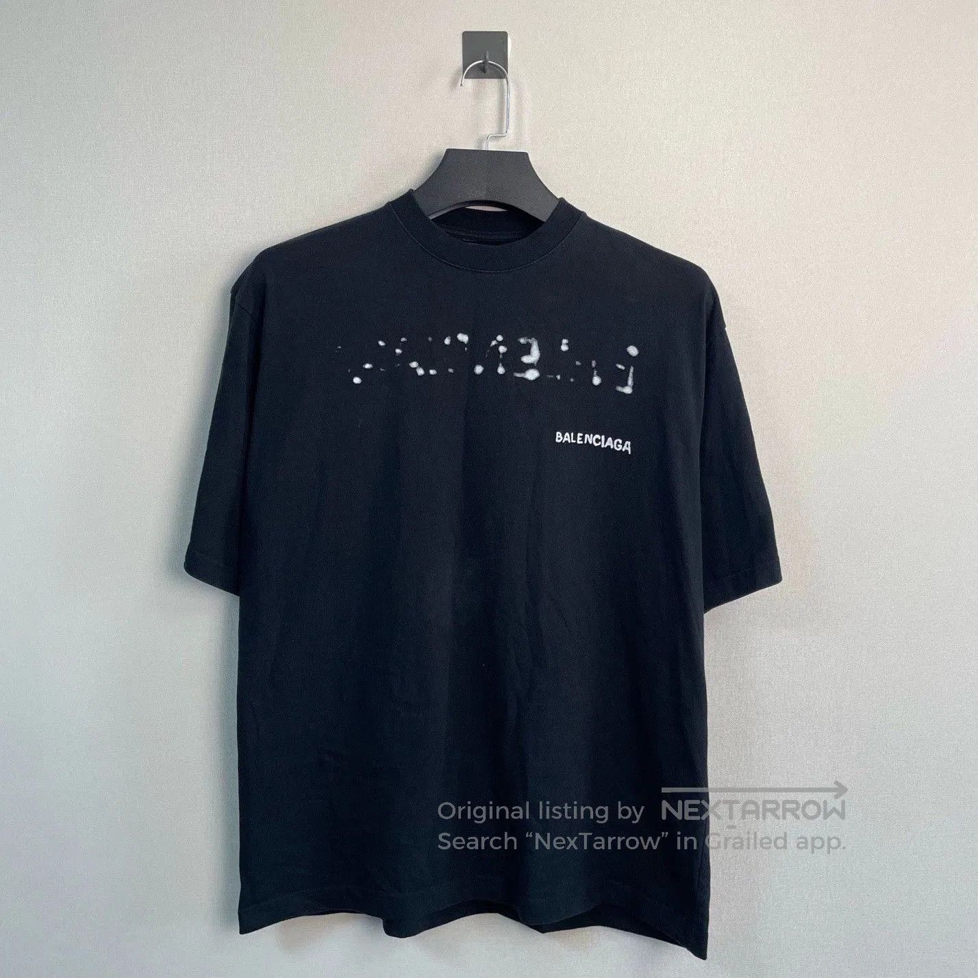 balenciaga graphic short sleeve t.