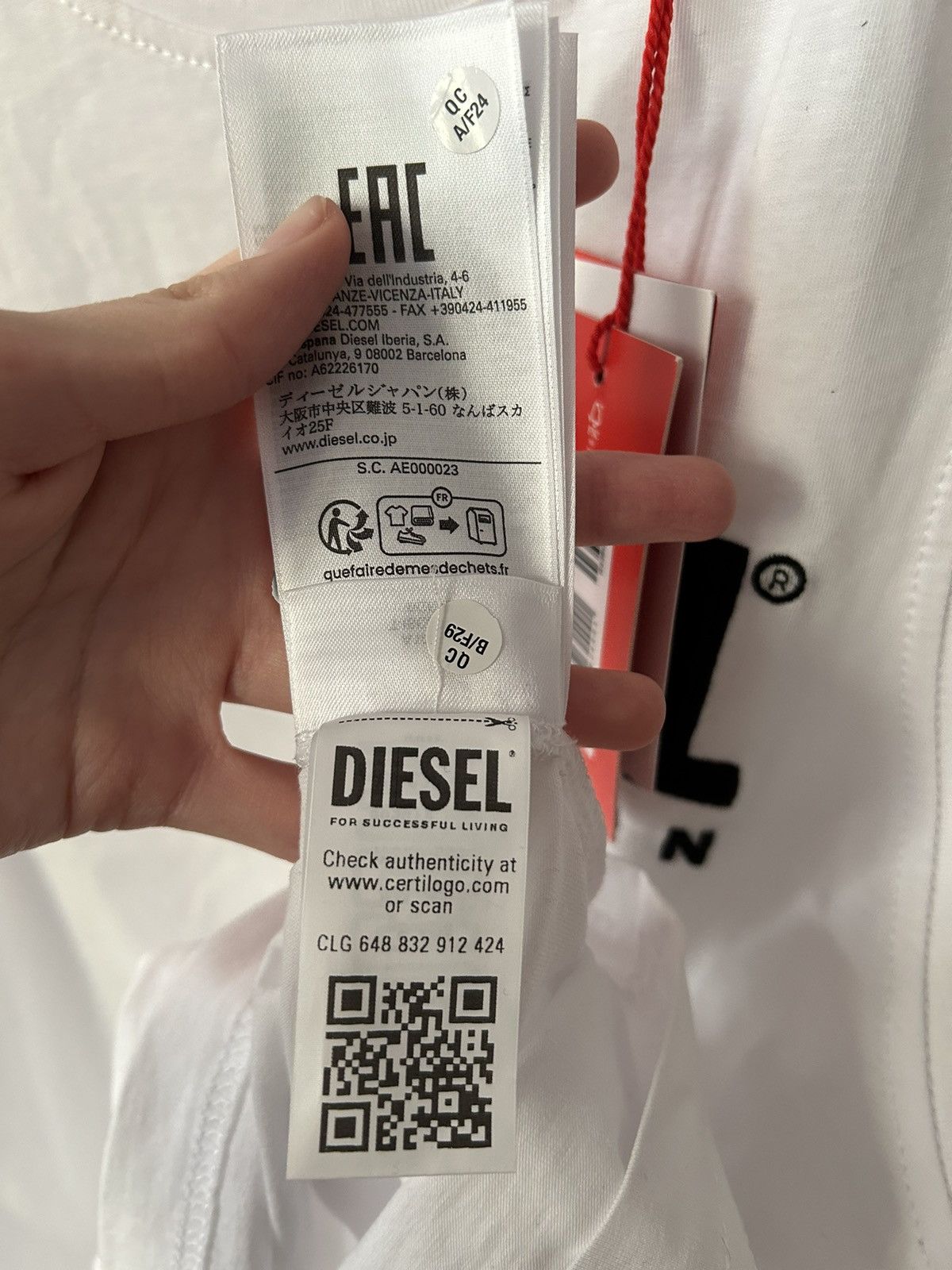 Diesel Diesel T-Isco-Div Size US S / EU 44-46 / 1 - 2 Thumbnail