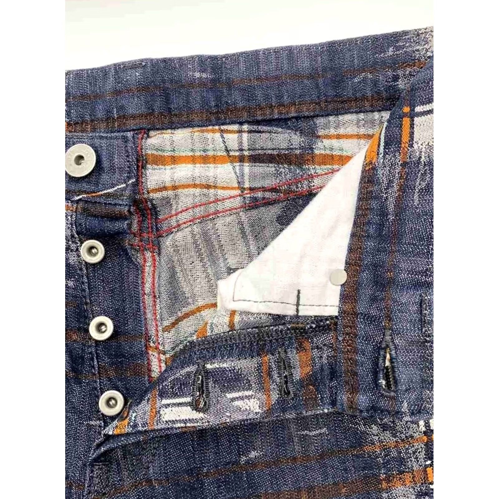 Issey Miyake ISSEY MIYAKE A-POC INSIDE Pants Size 29 11SS Patchwork Distressed Pre-owned Size US 29 - 3 Thumbnail