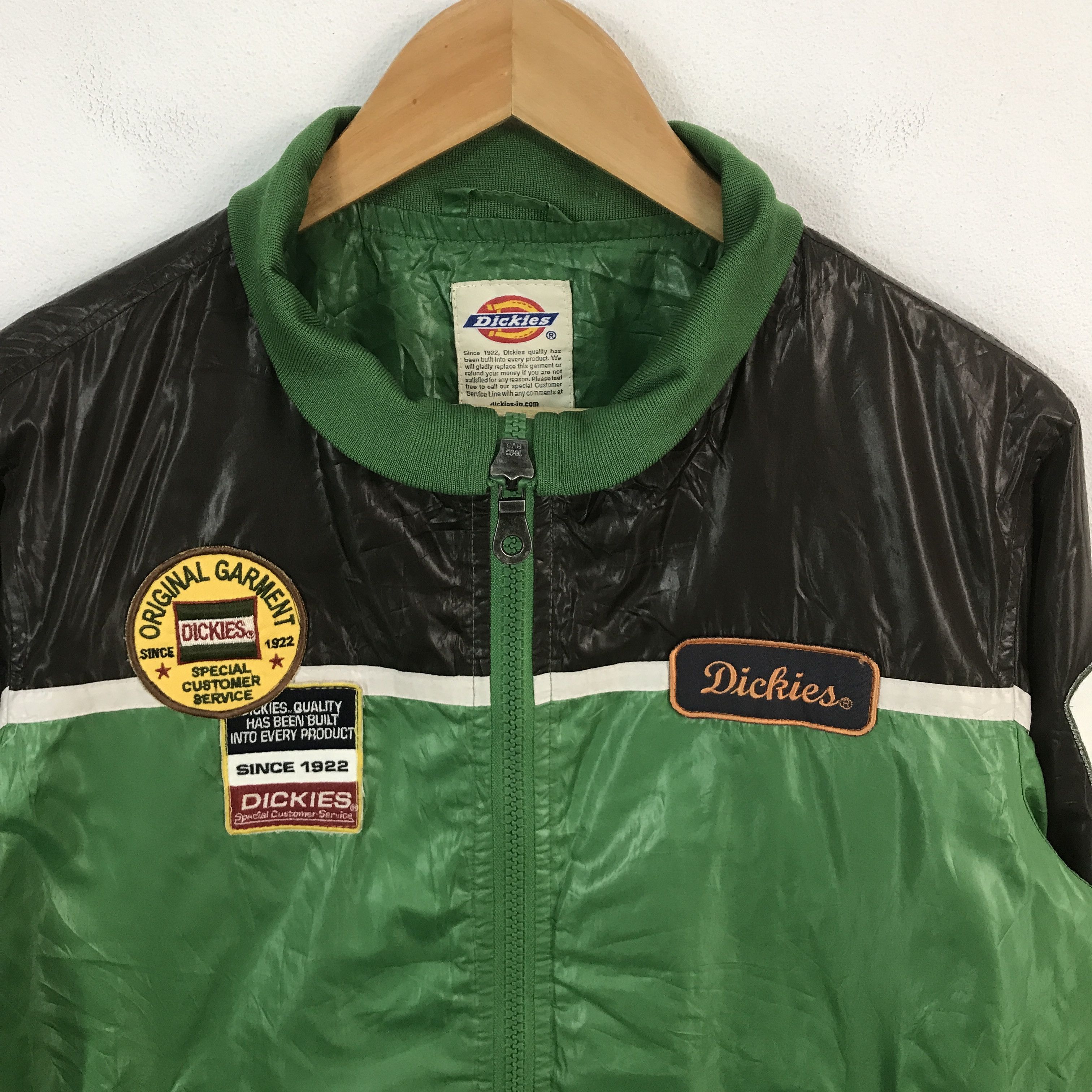 Dickies Vtg Dickies windbreker zipper jacket Size US L / EU 52-54 / 3 - 3 Thumbnail