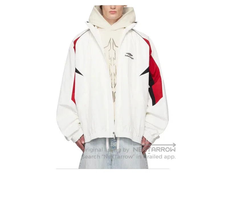 Other Balenciaga Color-blocked logo pattern zip-up long sleeve j Size US S / EU 44-46 / 1 - 6 Thumbnail
