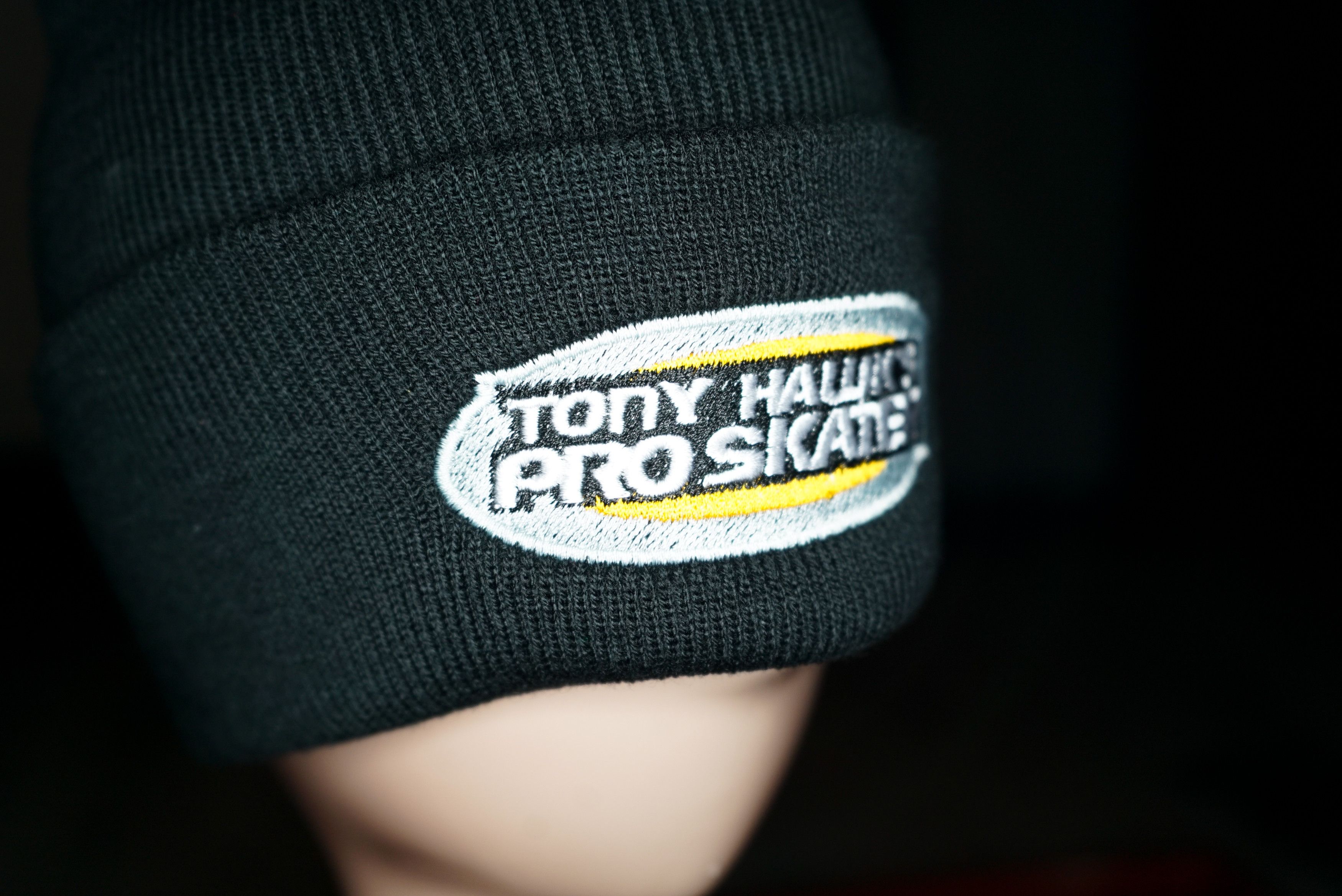Handmade Tony Hawk's Pro Skater Logo, 2000s 90s Y2K Beanie Size ONE SIZE - 3 Thumbnail