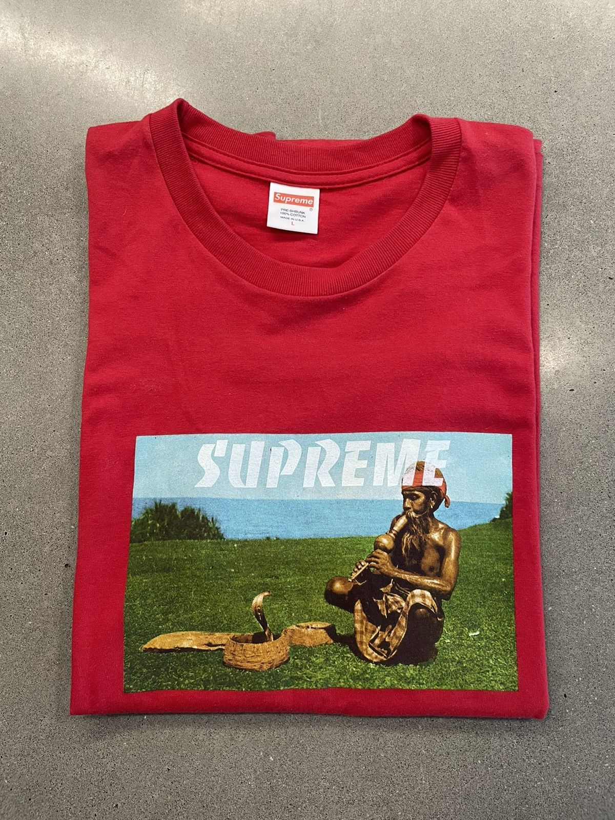 Supreme snake shop charmer tee