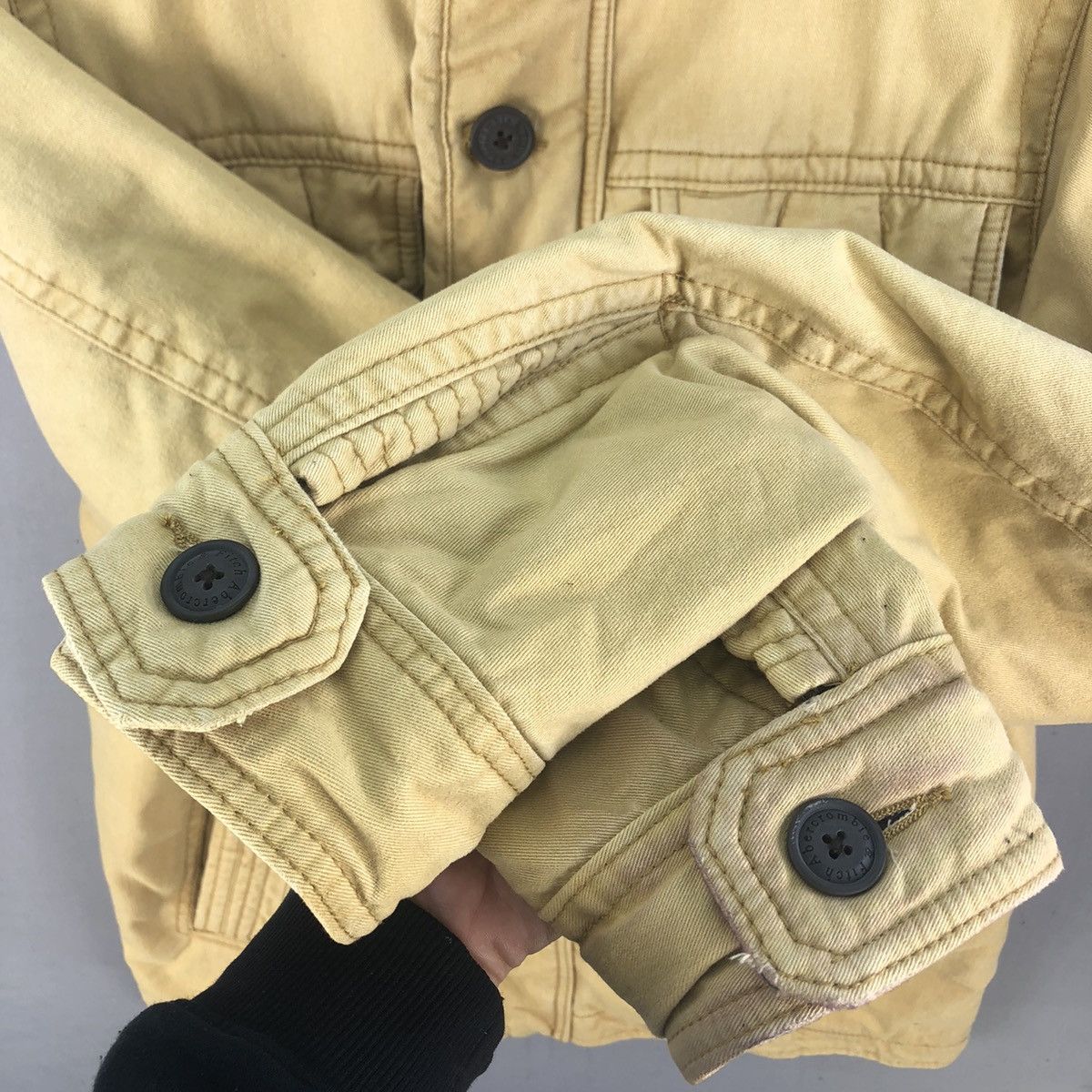 Abercrombie & Fitch Vintage 2000s A&F Zipper Saw Tooth Work Jacket - Faded Size US M / EU 48-50 / 2 - 19 Thumbnail