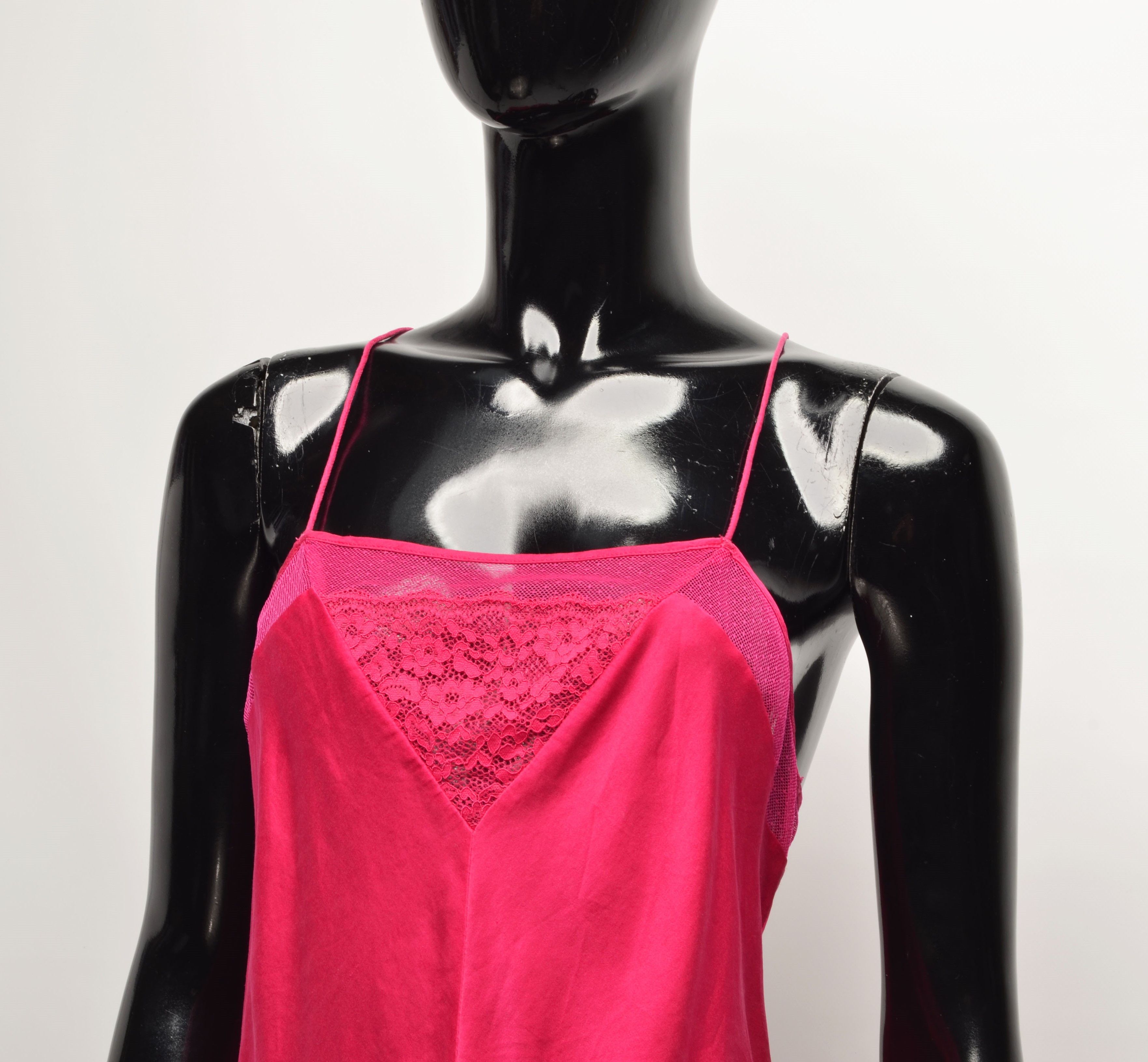 Victoria's Secret × Vintage Vintage Victoria's Secret Raspberry Silk Soft Cami Top Size S / US 4 / IT 40 - 2 Thumbnail