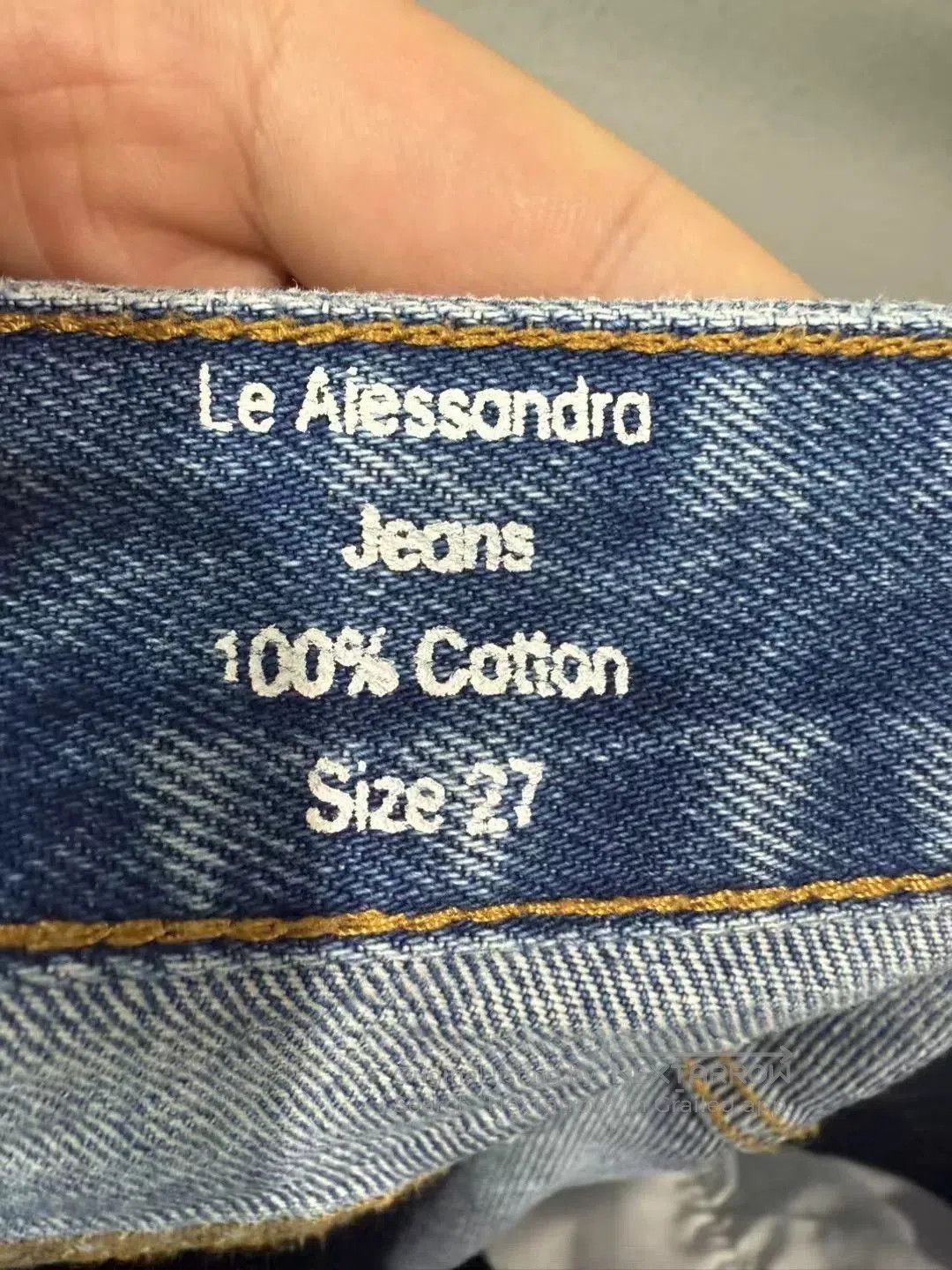 Alessandra Rich Le Alessandra High-Waist Jeans. Size 27" / US 4 / IT 40 - 3 Thumbnail