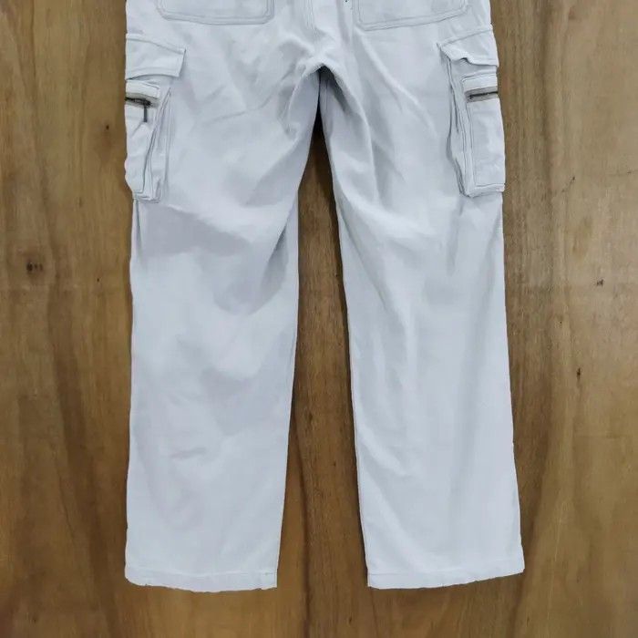 Japanese Brand RAKAN LIGHT GREY CARGO PANTS Size US 30 / EU 46 - 9 Thumbnail