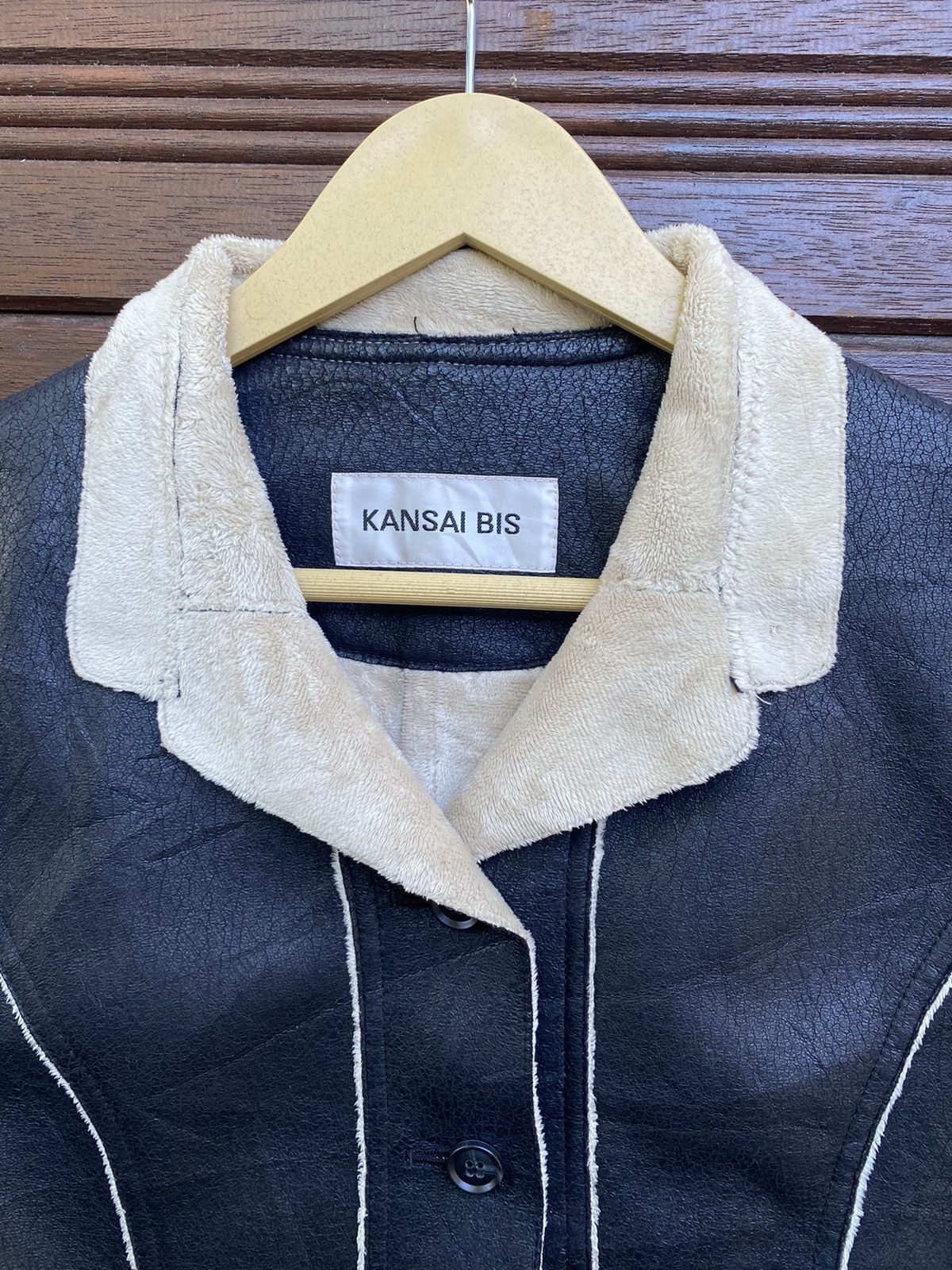 Kansai Yamamoto Rare🌟 Kansai Yamamoto Shearling Jacket Size US M / EU 48-50 / 2 - 7 Thumbnail