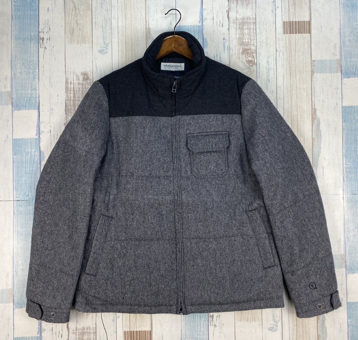 Vanquish Vanquish Tokyo Wool Puffer Jacket Size US M / EU 48-50 / 2 - 1 Thumbnail
