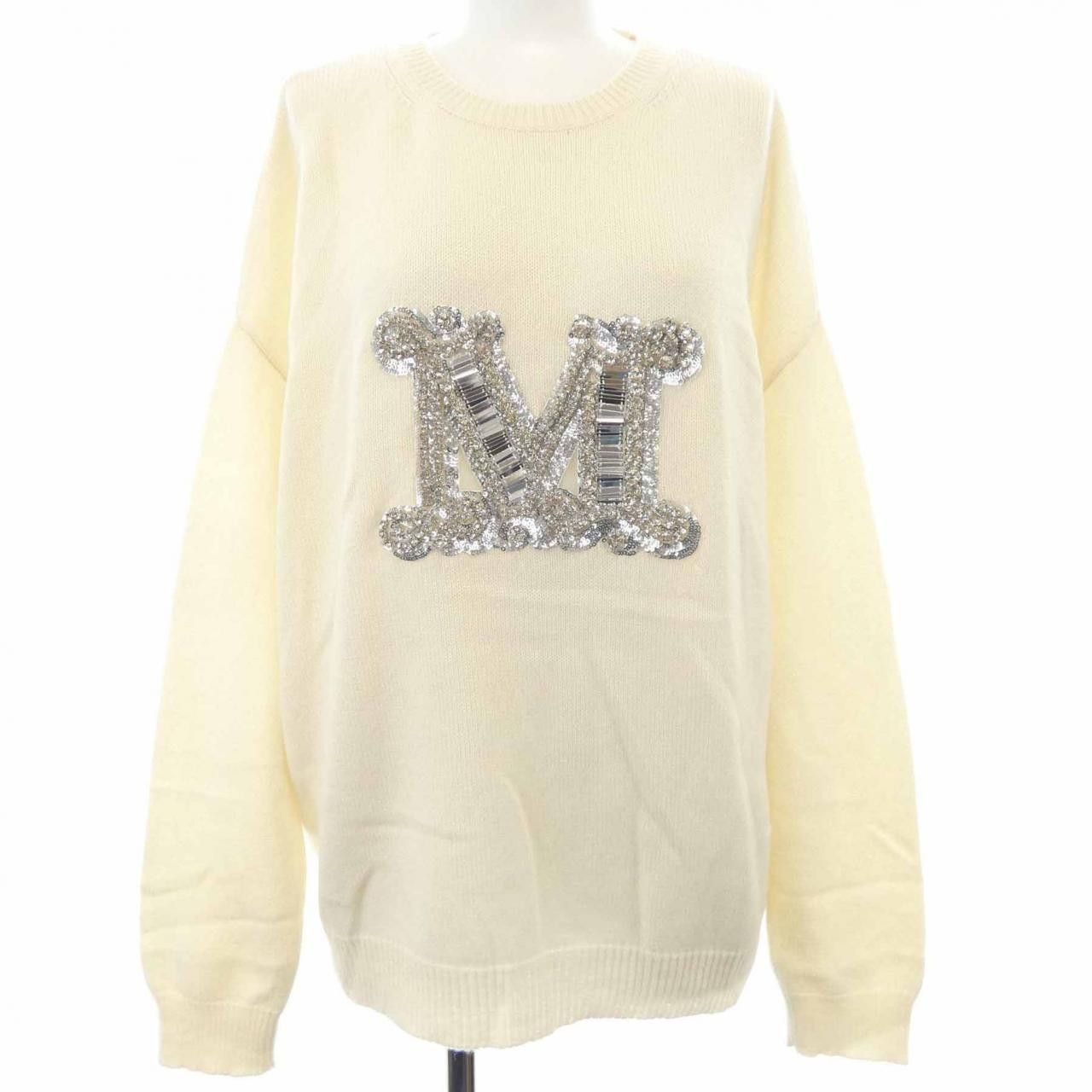 Max Mara Max Mara Max Mara Cashmere Blend Knit Textile Tops 136605 DUTY FREE for USA Size ONE SIZE - 1 Thumbnail