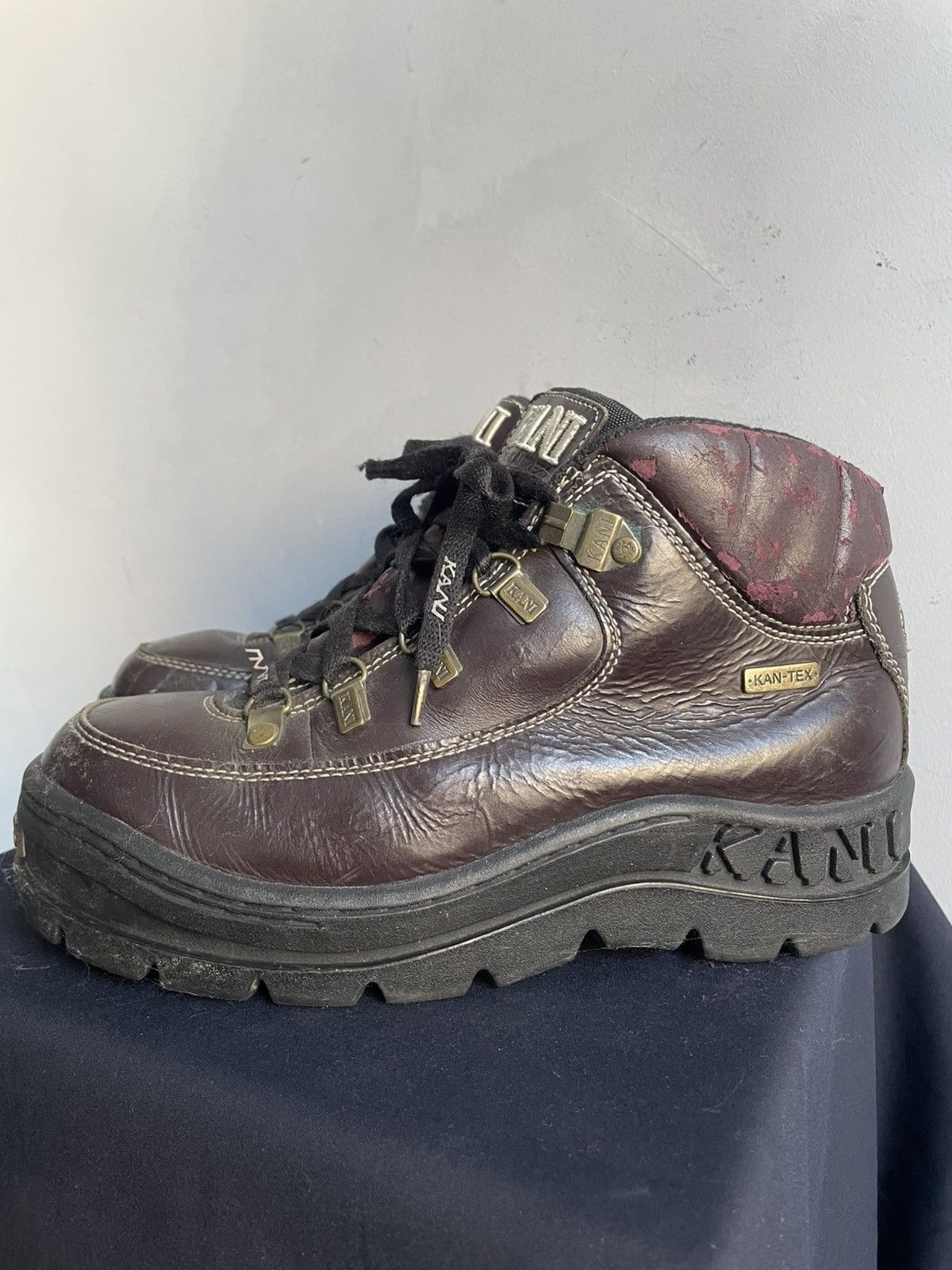 Karl Kani Karl Kani retro platform boots burgundy vintage skater y2k Size US 10 / EU 43 - 3 Thumbnail