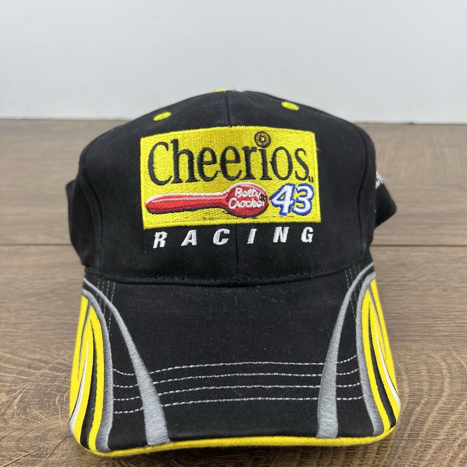 Other Bubba Wallace Hat Cheerios 43 NASCAR Hat Black Hat Adjustabl Size ONE SIZE - 4 Thumbnail