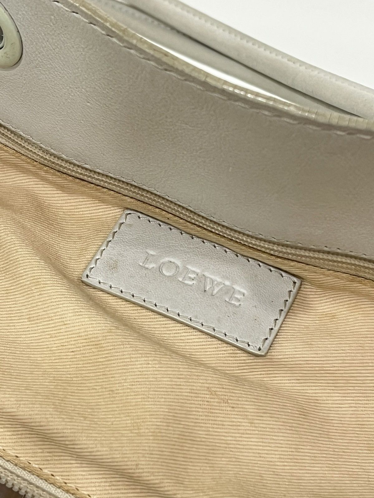 Loewe Loewe White Leather Crown totebag Size ONE SIZE - 14 Thumbnail
