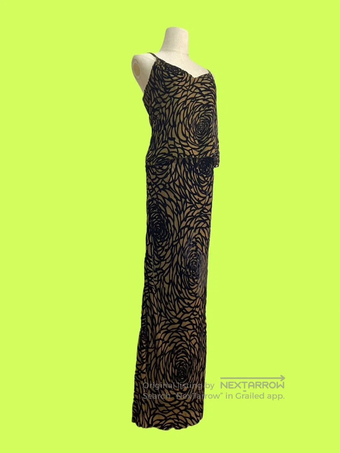Vivienne Tam Vivienne Tam 2000FW Velvet Flower Set. Size 37" - 1 Thumbnail