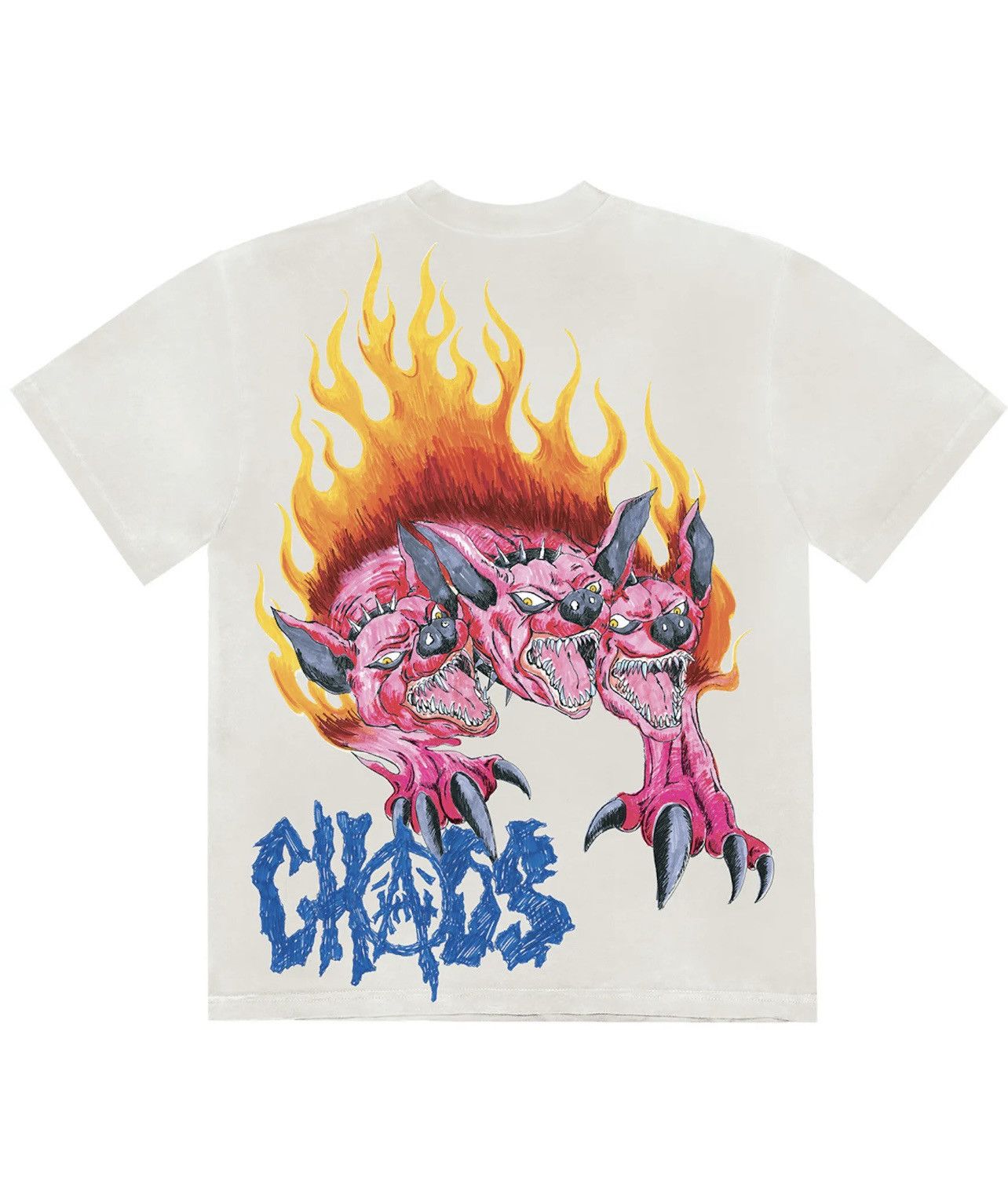 image of Le Mont St Michel x Travis Scott Utopia X St Michael 1A Tee in Cream, Men's (Size Large)