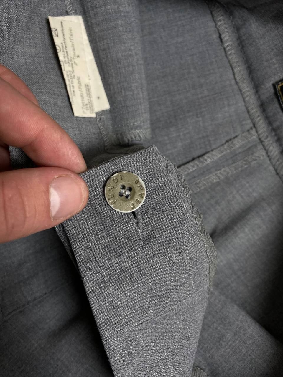 Fendi Fendi Gray Color Glitter Made In Italy Nice Design Size 29" - 6 Thumbnail