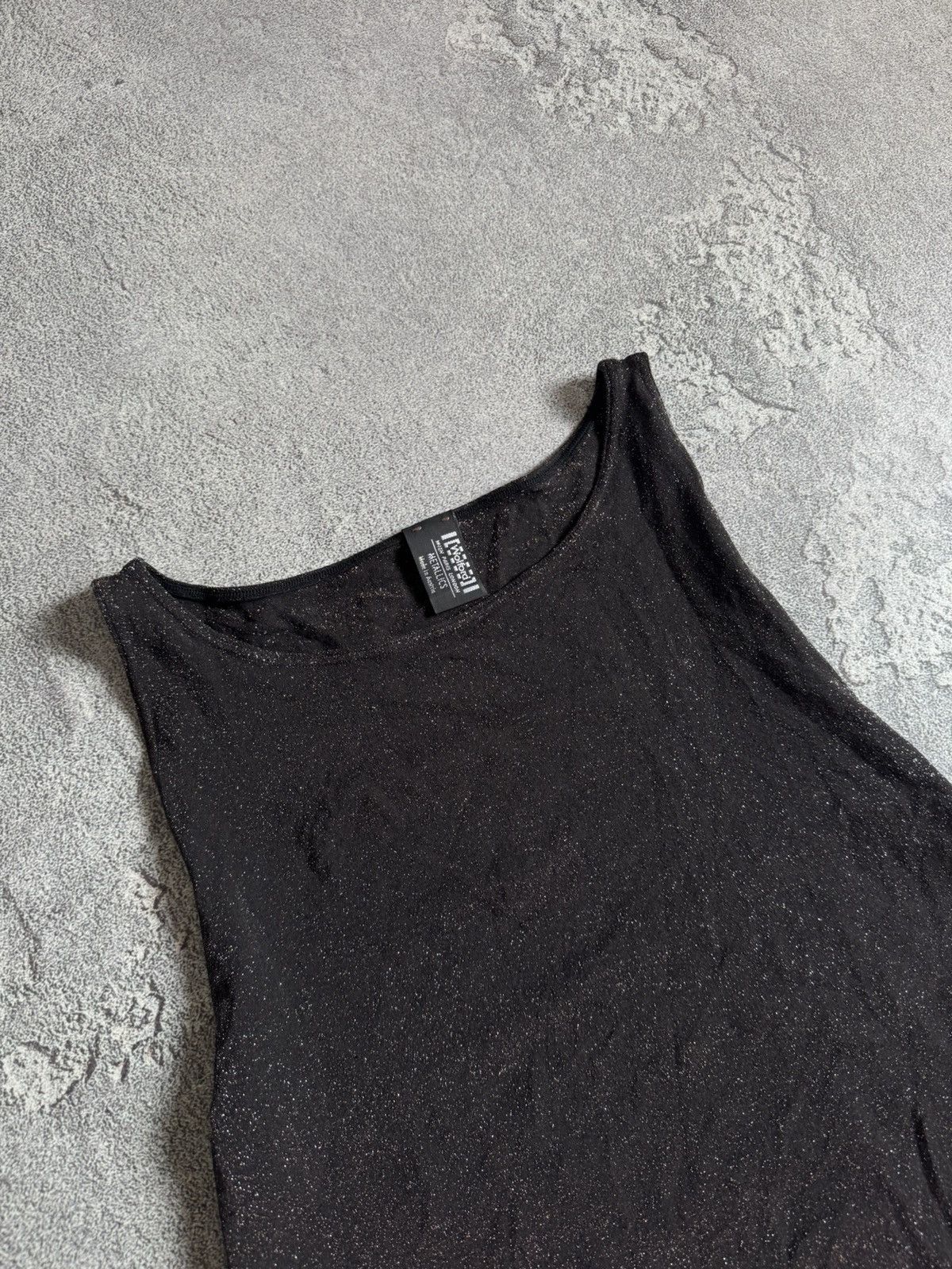 Wolford Wolford L Metallics tank top sleeveless shirt Size L / US 10 / IT 46 - 2 Thumbnail