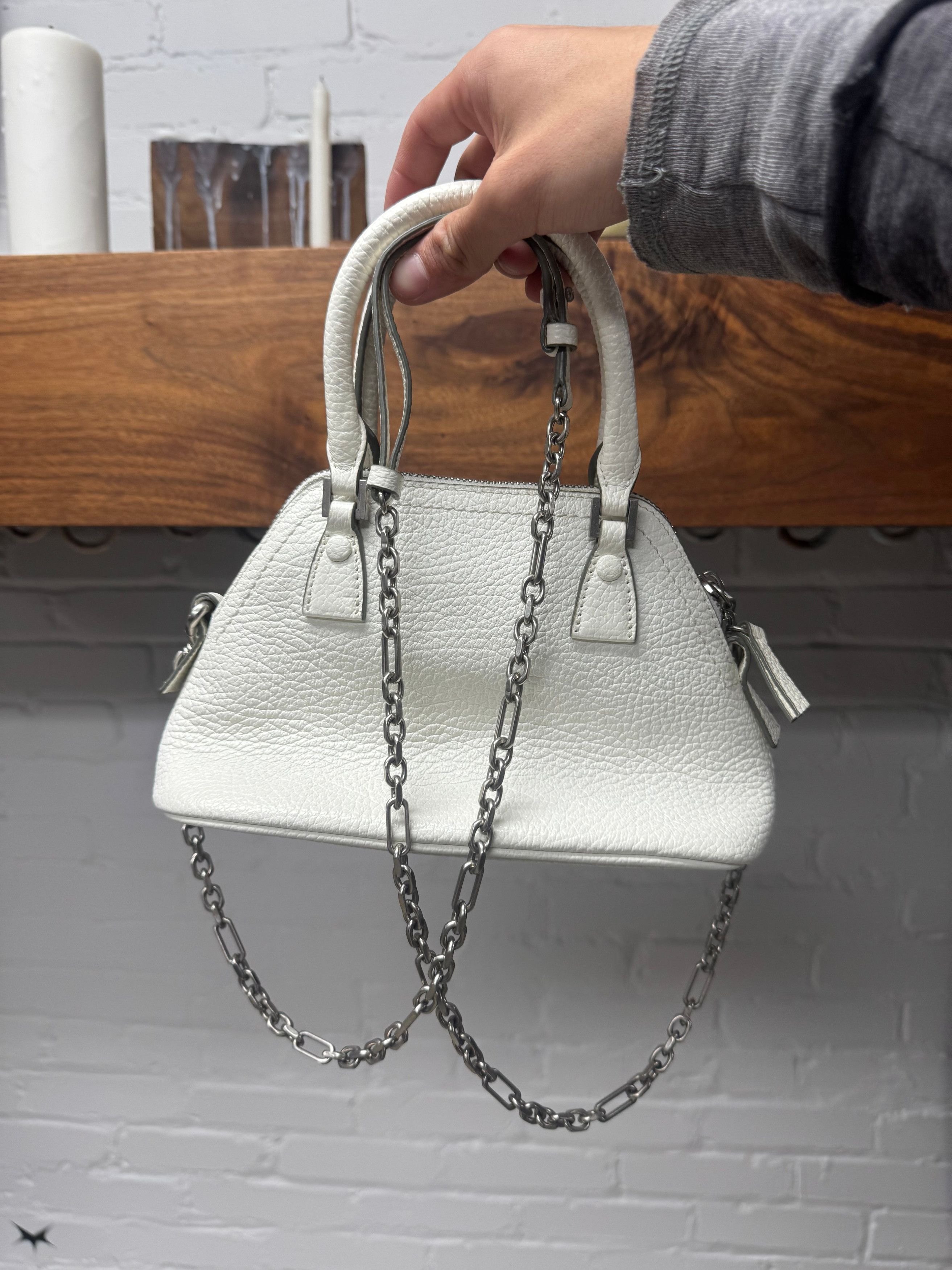 Maison Margiela Maison Margiela Micro ‘5AC’ Miniature Leather Purse Size ONE SIZE - 3 Thumbnail