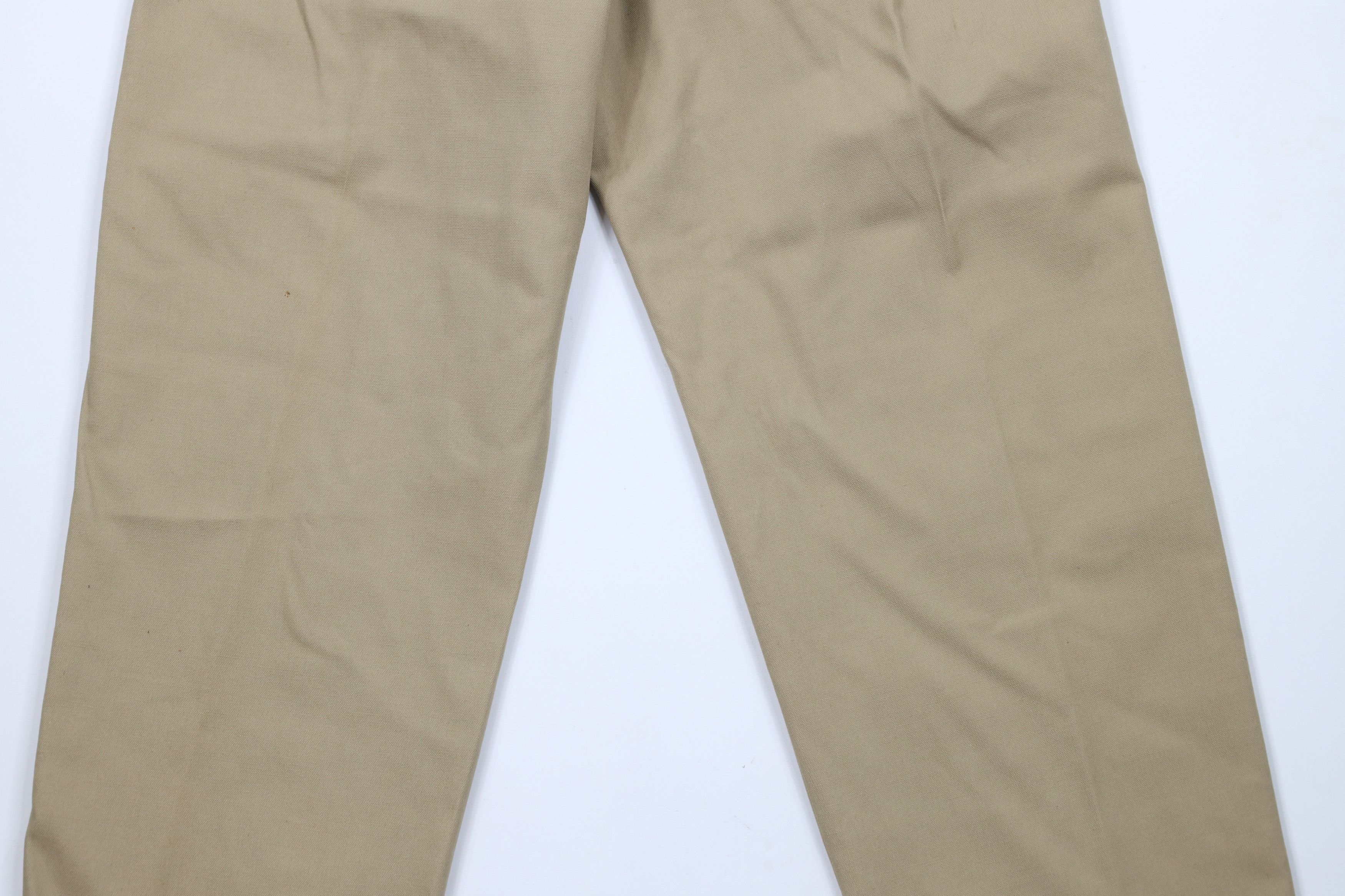 Vintage Vintage 90s Streetwear Blank Tapered Leg Pants Beige Size 26" / US 2 / IT 38 - 13 Thumbnail