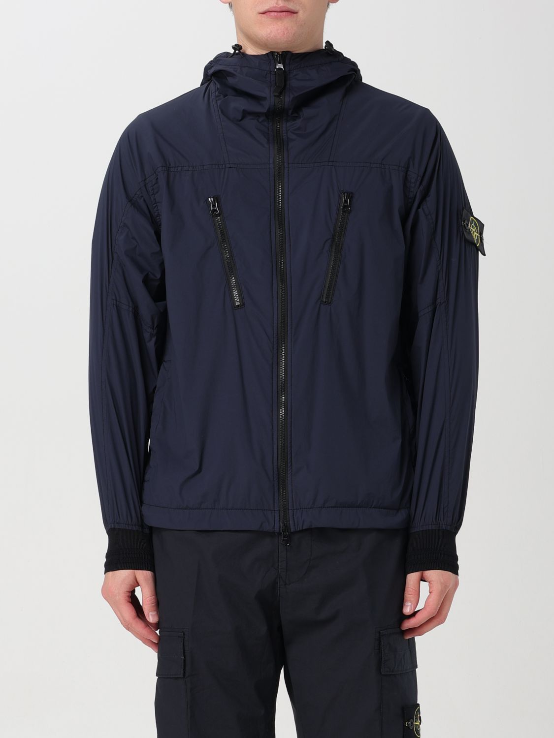 image of Stone Island Jacket Men Blue (Size 2XL)