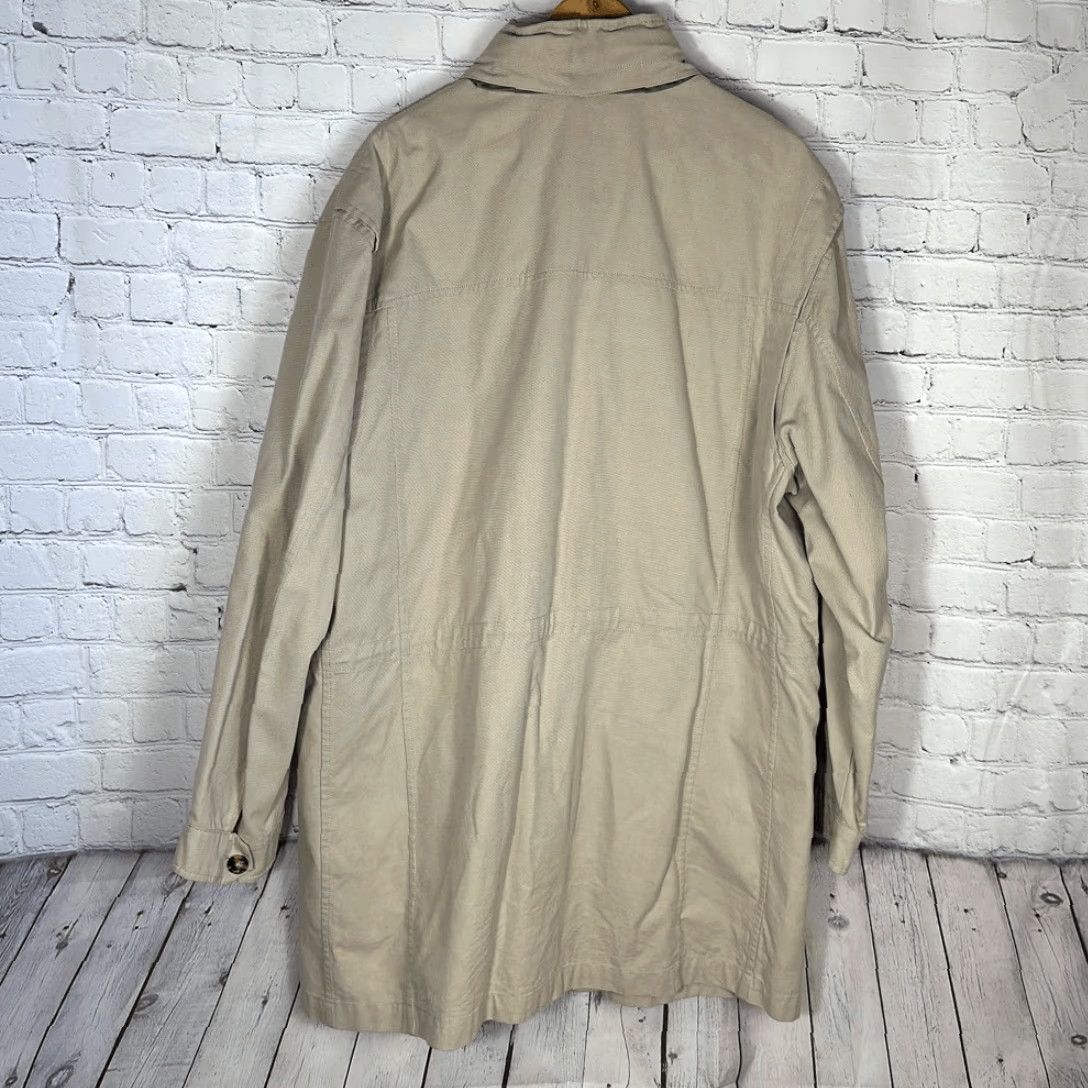 Jos. A. Bank VINTAGE Jos A Bank Tan Canvas Chore Coat Jacket XL Hooded Men Jacket Tan Size US XL / EU 56 / 4 - 6 Thumbnail