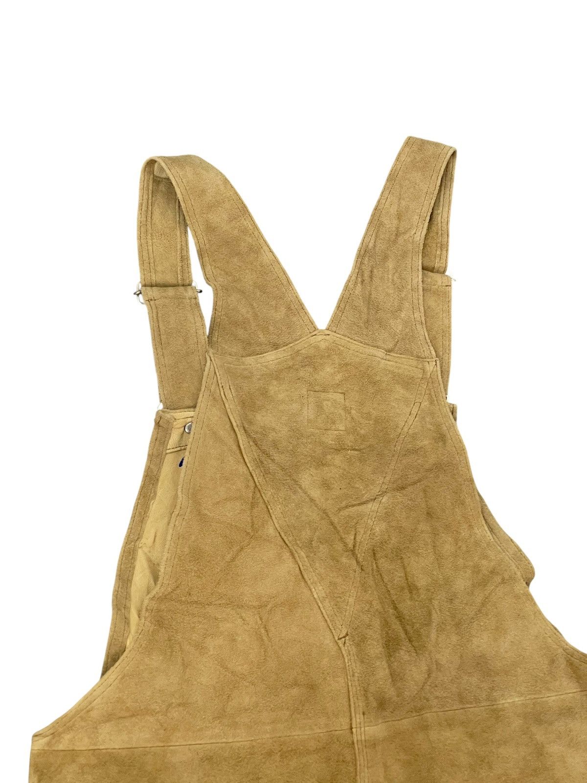 United Arrows NWT Full Goatskin Suede B&Y United Arrows Overalls Slim 2🟦4 Size US 33 - 7 Thumbnail