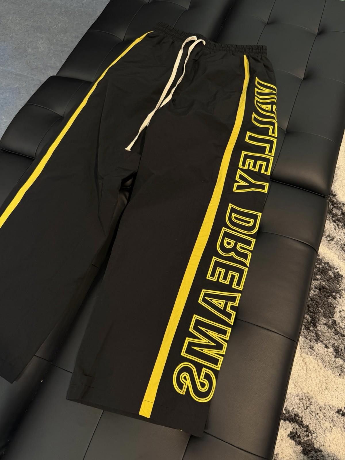 Other Valley Track Black Yellow Drawstring Sweatpants Size Small Size US 30 / EU 46 - 3 Thumbnail
