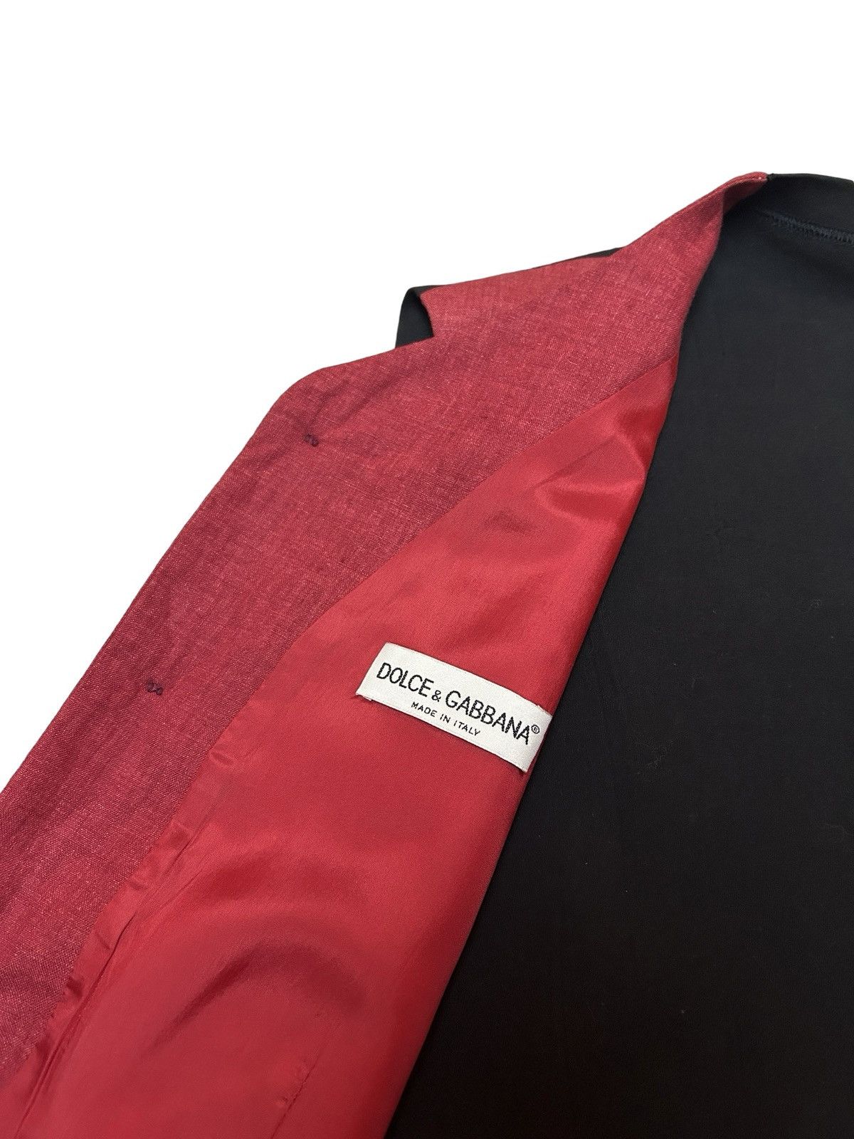 Dolce & Gabbana 1980s Deadstock Linen Vest Size 52R - 5 Thumbnail
