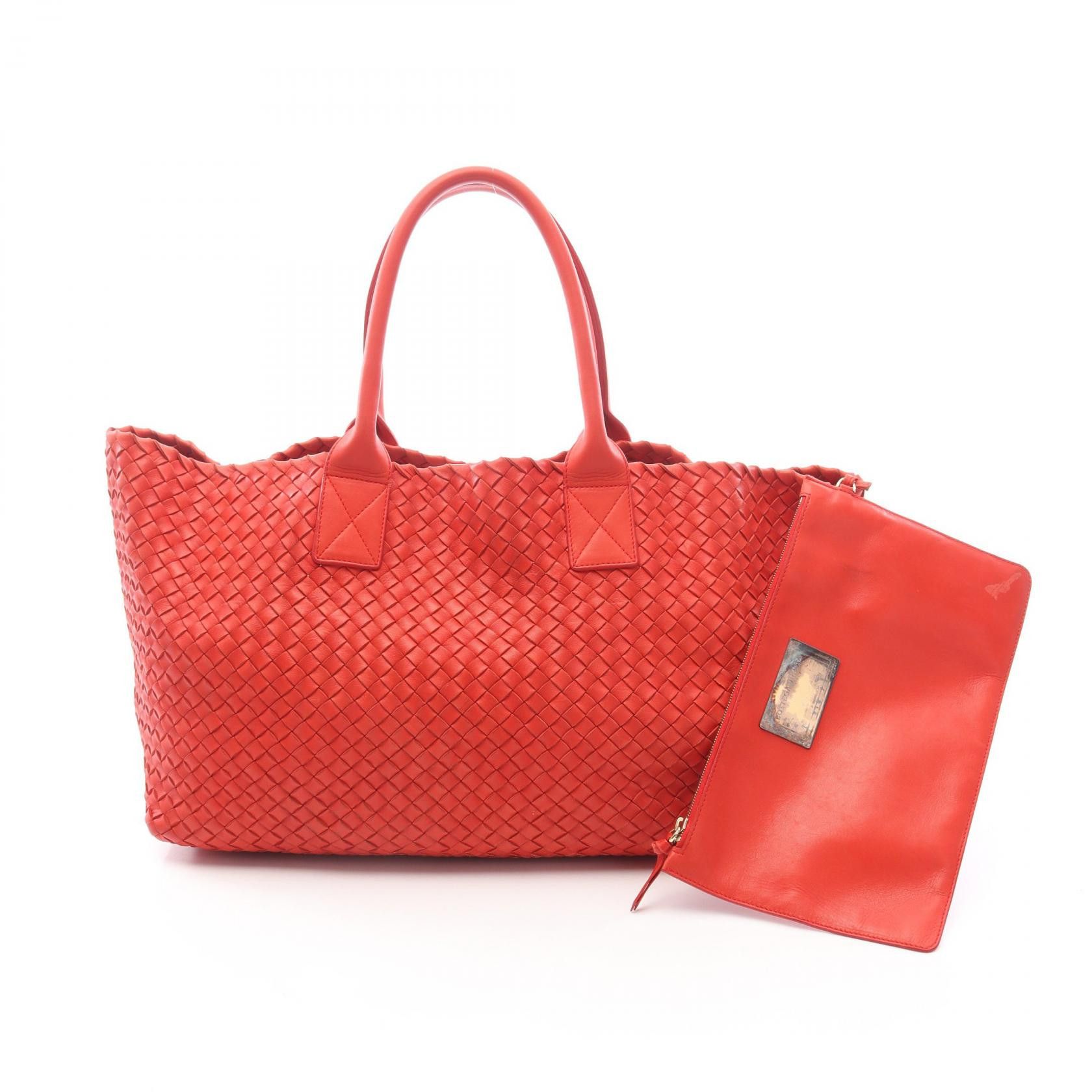 Bottega Veneta Bottega Veneta Bottega Veneta Intrecciato Leather Tote Bag Leather Tote Bag DUTY FREE for USA Size ONE SIZE - 1 Thumbnail