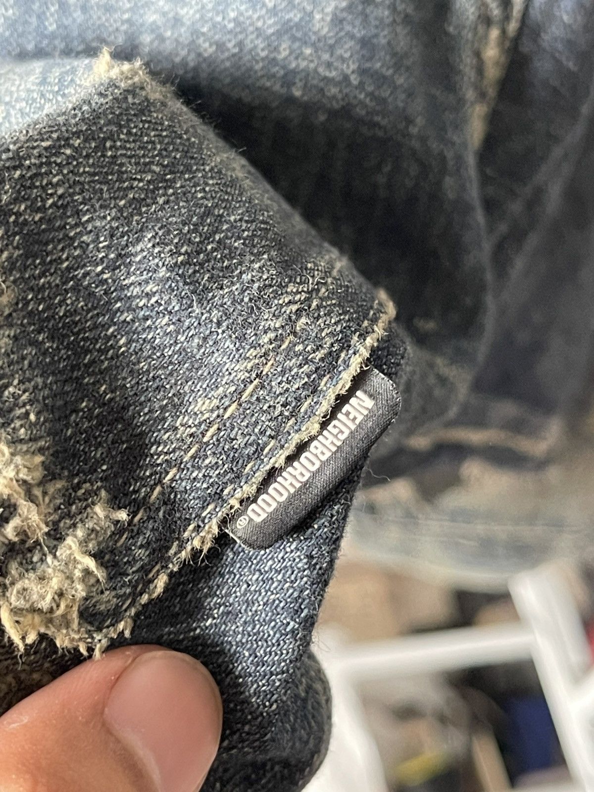 Neighborhood Sample Neighborhood Savage Type-1 Denim Jacket C1 Size US XL / EU 56 / 4 - 19 Thumbnail