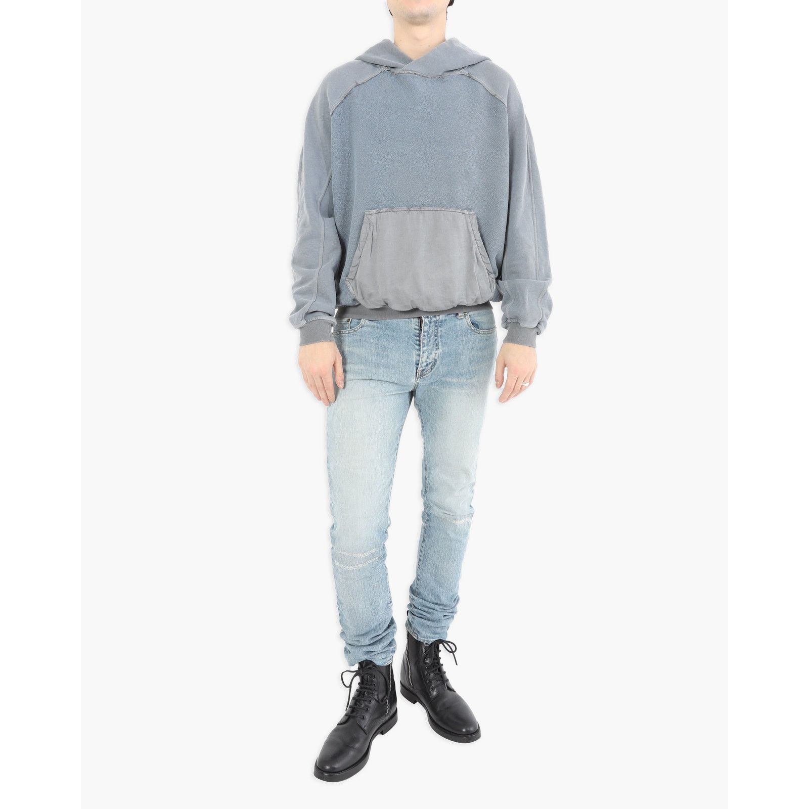 Haider Ackermann SS15 Oversized Inside Out Hoodie in Cotton & Viscose Size US XS / EU 42 / 0 - 4 Thumbnail