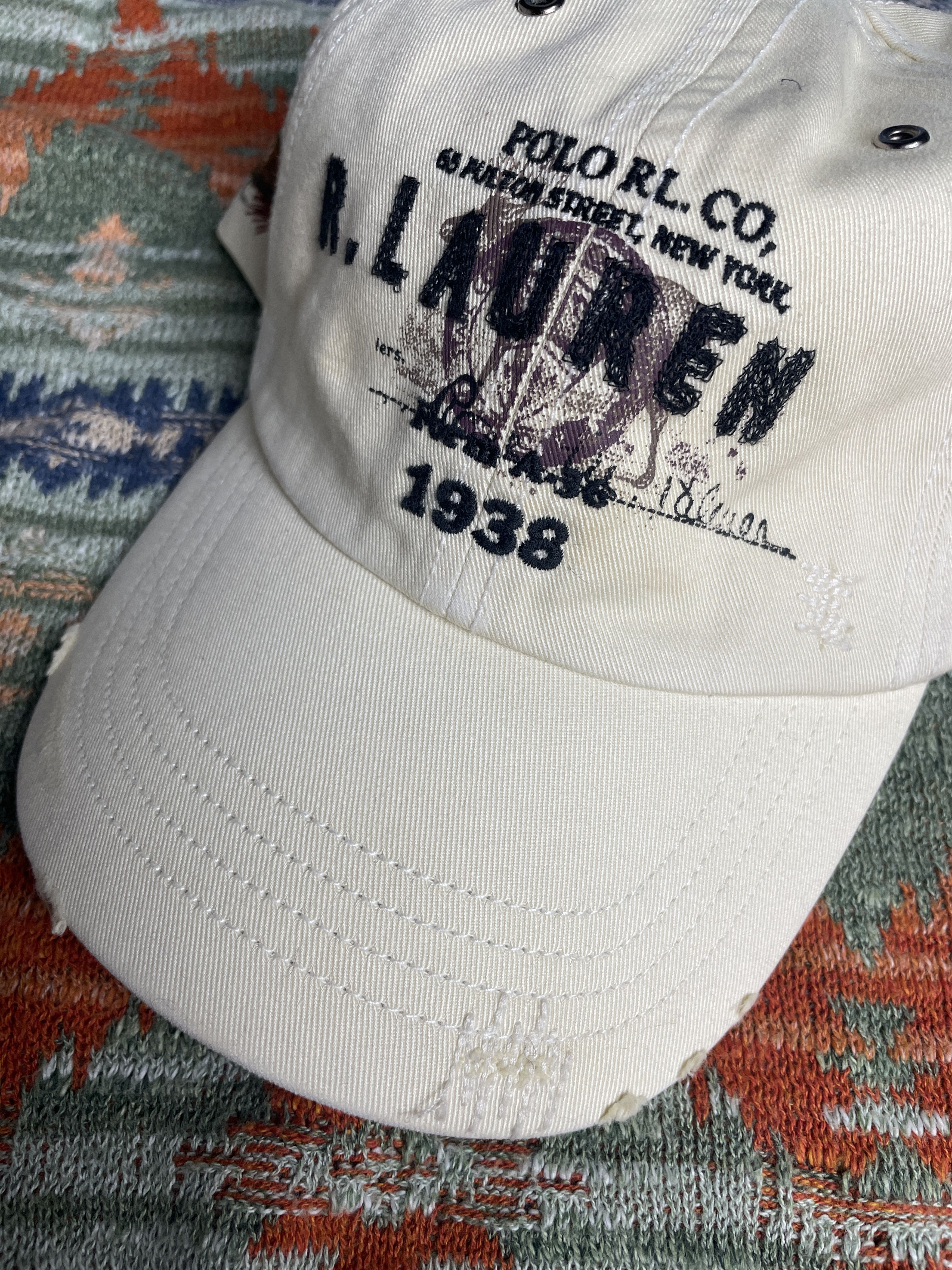 Polo Ralph Lauren Polo Ralph Lauren Rare Leather Baseball Hat cap Size ONE SIZE - 2 Thumbnail