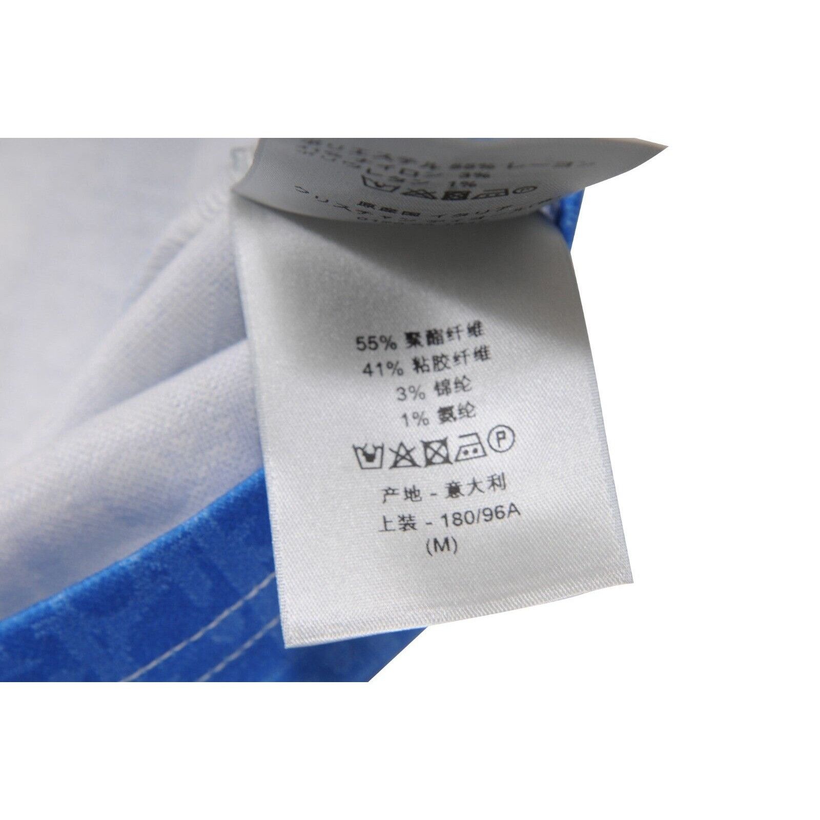 Dior Gradient Oblique Logo T Shirt Medium White Blue Size US M / EU 48-50 / 2 - 10 Thumbnail