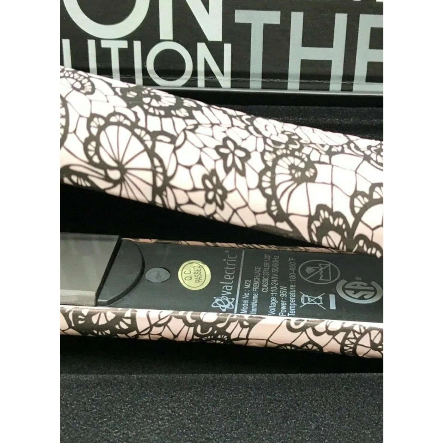 Other Evalectric 100% Ceramic Hair Flat iron - French Lace Size ONE SIZE - 6 Thumbnail