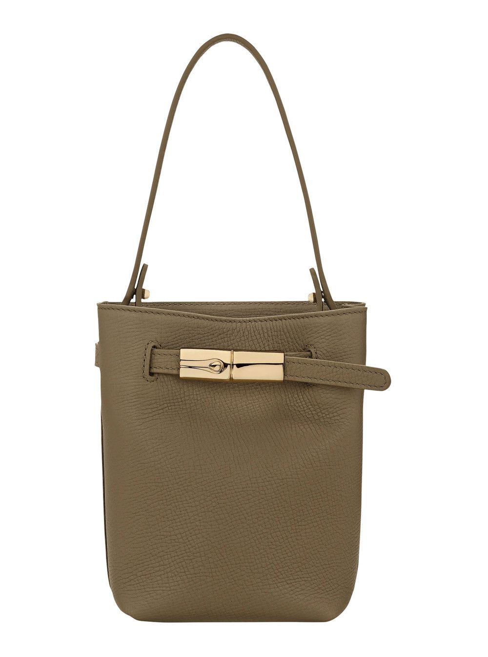 Longchamp 'Le Smart Flow' Green Mini Bag with Logo Plate on the Front and Adjustable and Removable Shoulder Strap in Leather for Women Size ONE SIZE - 1 Thumbnail