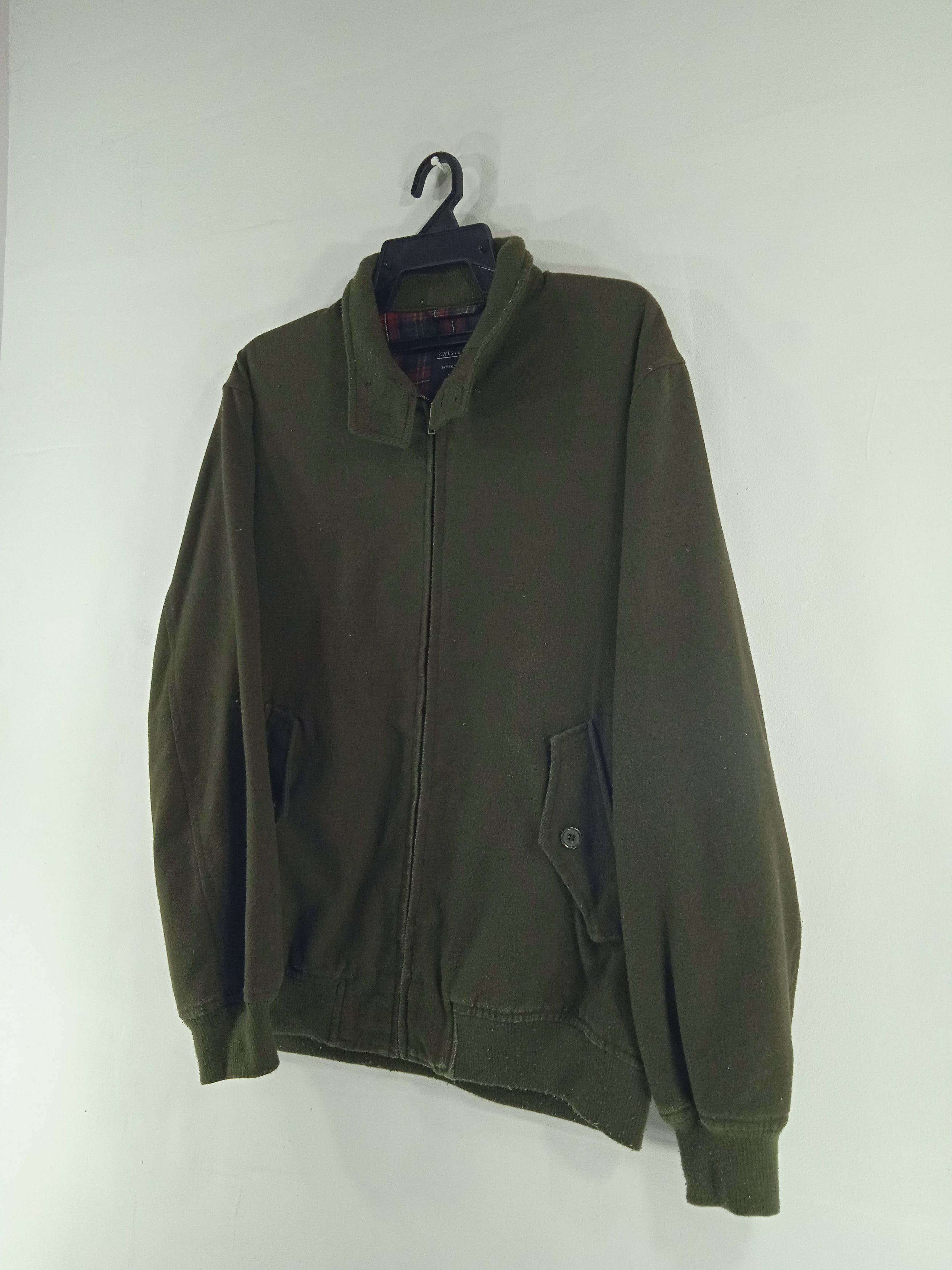 Vintage Vintage Wool Bomber Jacket Rare Design Size US XL / EU 56 / 4 - 4 Thumbnail