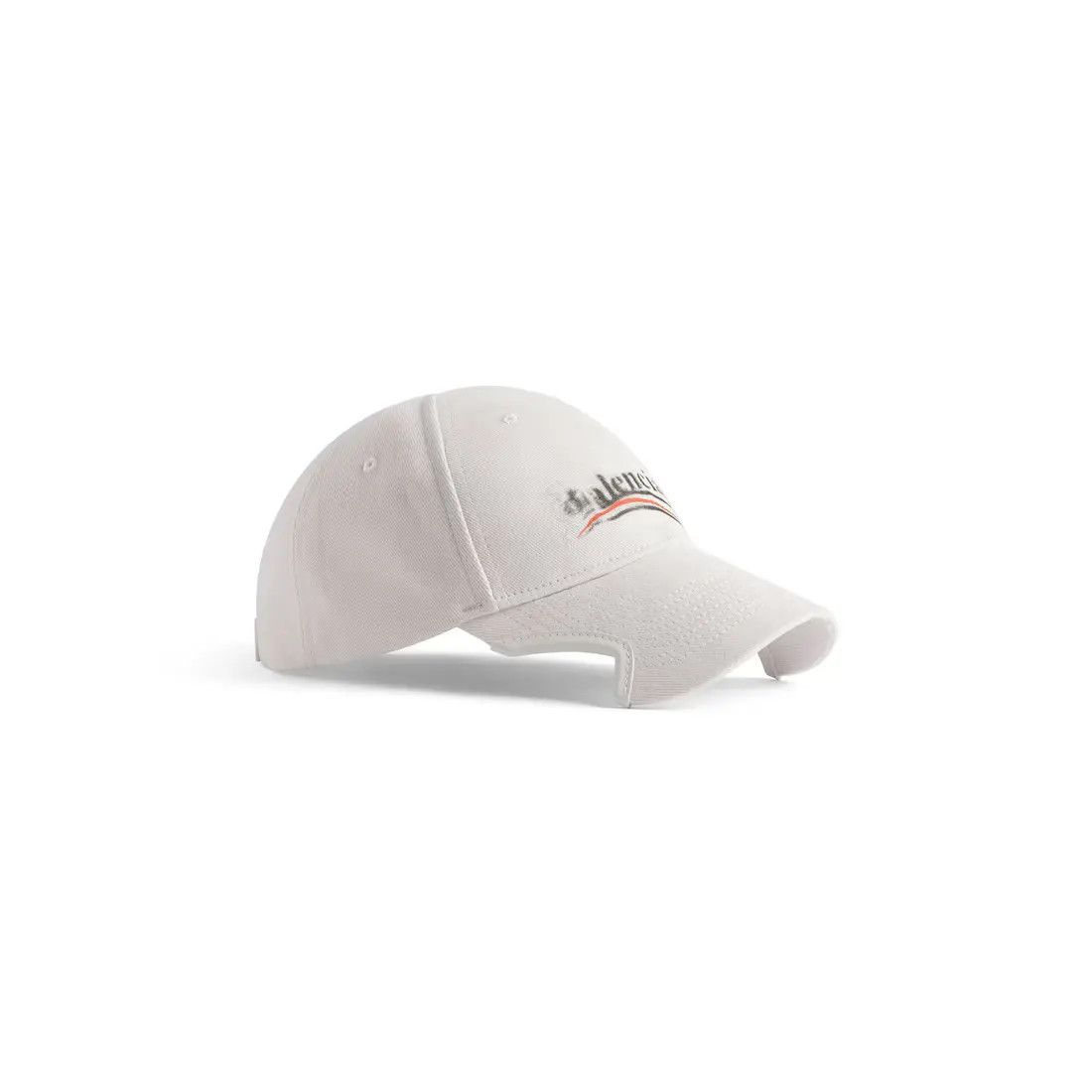 Balenciaga o1bcso1str0825 Size: M / Political Stencil Hat / Cap White Size ONE SIZE - 2 Thumbnail