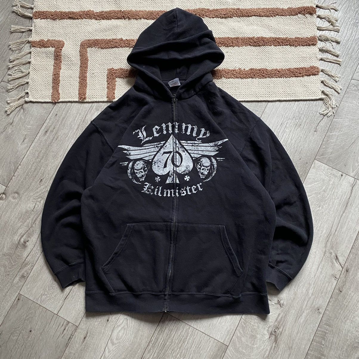 Band Tees MOTORHEAD RIP LEMMY KILMISTER 2015 LICENSED ZIP HOODIE Size US XL / EU 56 / 4 - 1 Thumbnail