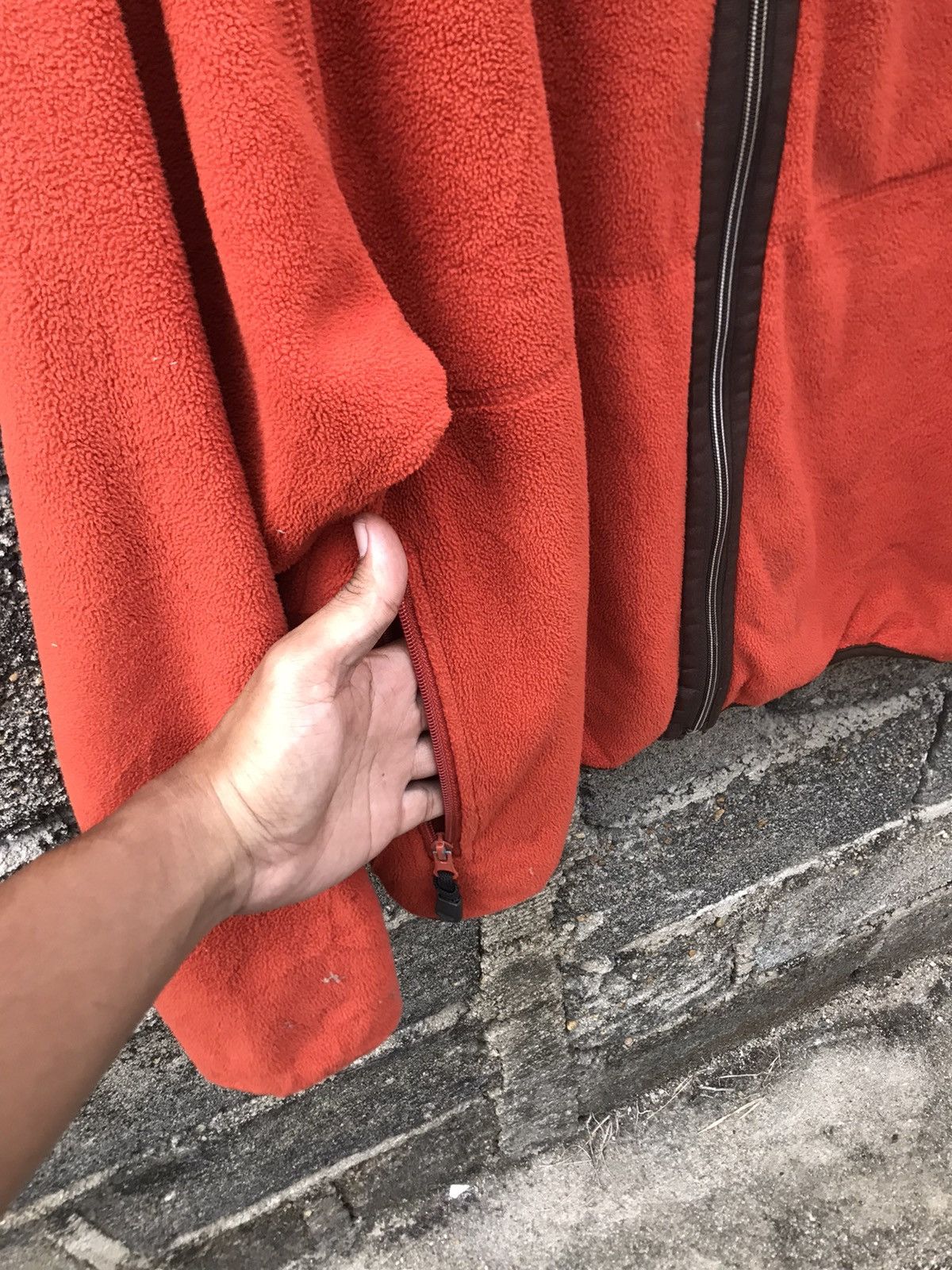 Japanese Brand ⚡️Vintage Grand Air Fleece Zipper Outdoor Jacket Size US L / EU 52-54 / 3 - 7 Thumbnail
