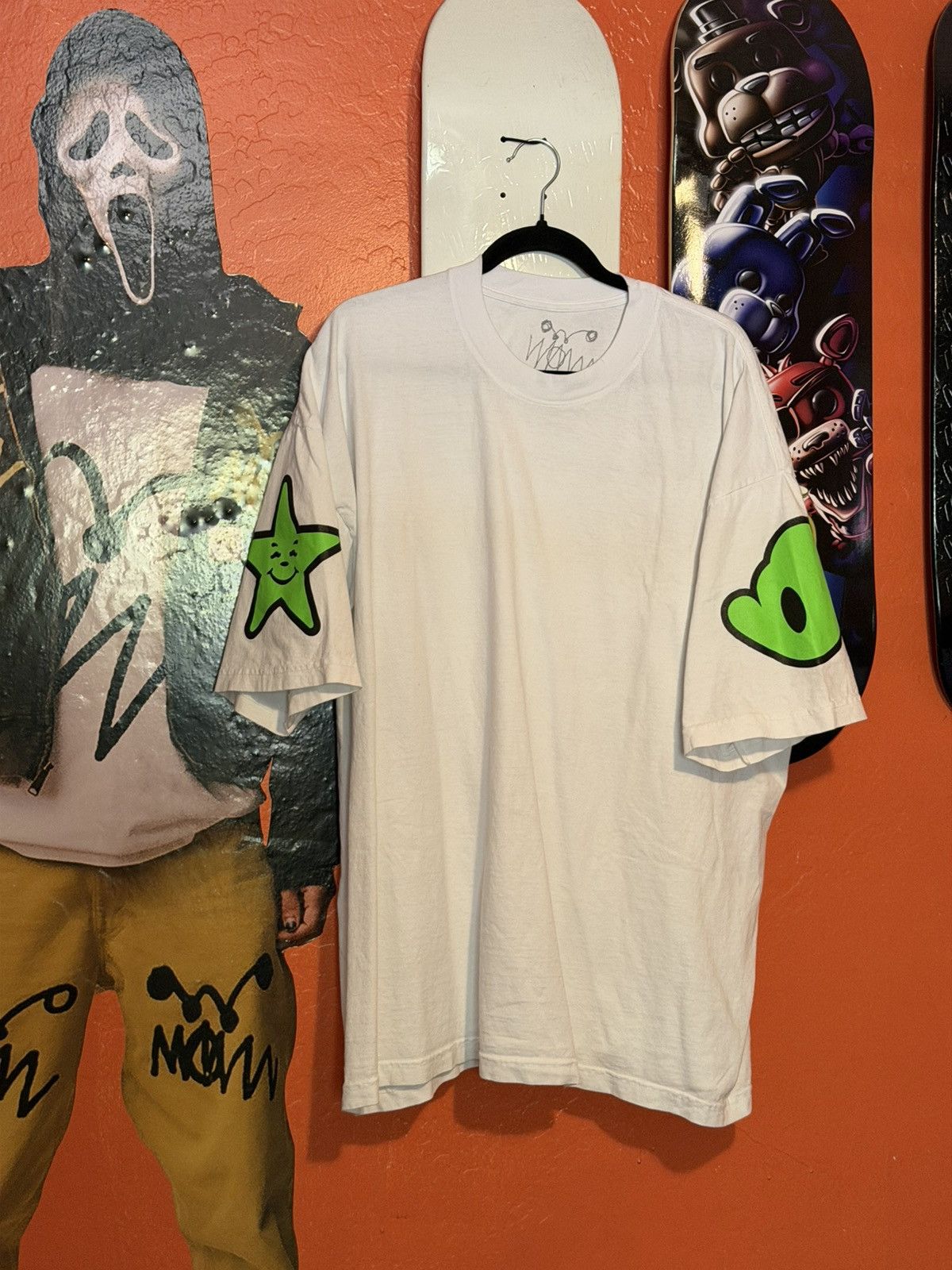 Asspizza father Steve sleeve print tee